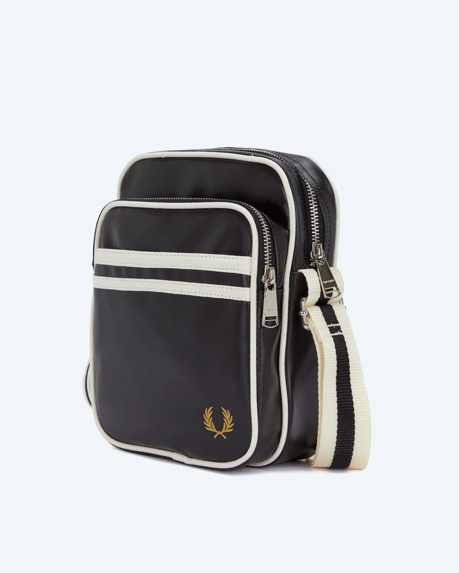 Fred Perry Classic Side Bag Black/Ecru