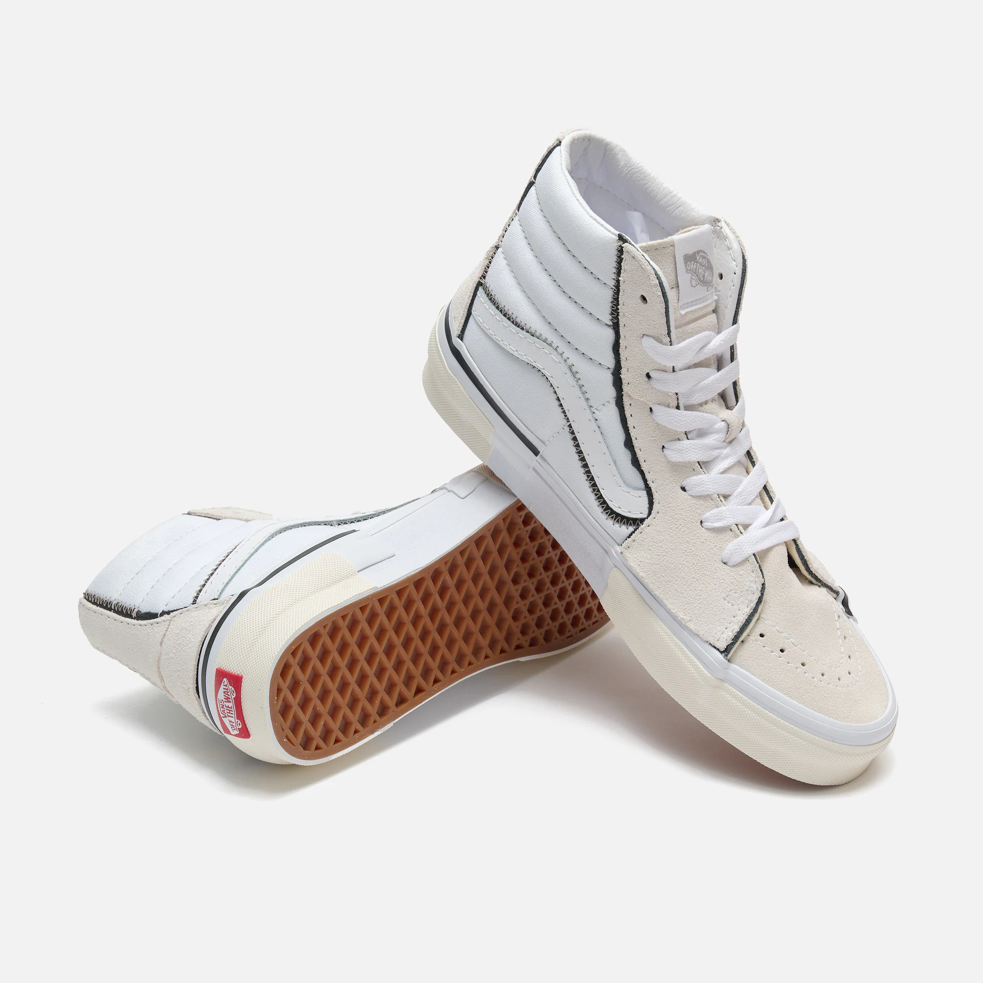 Vans SK8-Hi Sneaker Reconstruct True White Vans SK8-Hi Sneaker Reconstruct True White