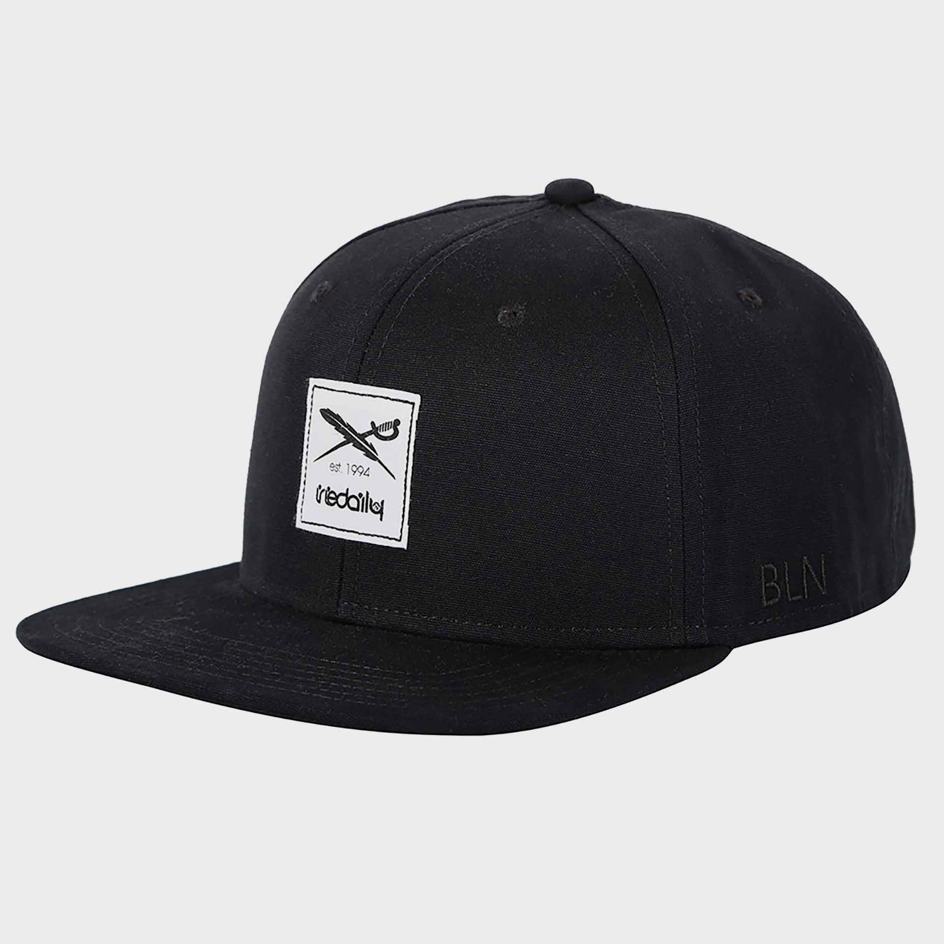 Iriedaily Daily Flag 20 6 Panel Hi-Rise Snapback Black