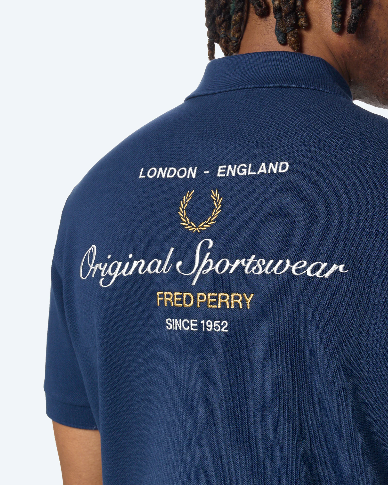Fred Perry Original Sportswear Polo Shirt Tennis Blue 