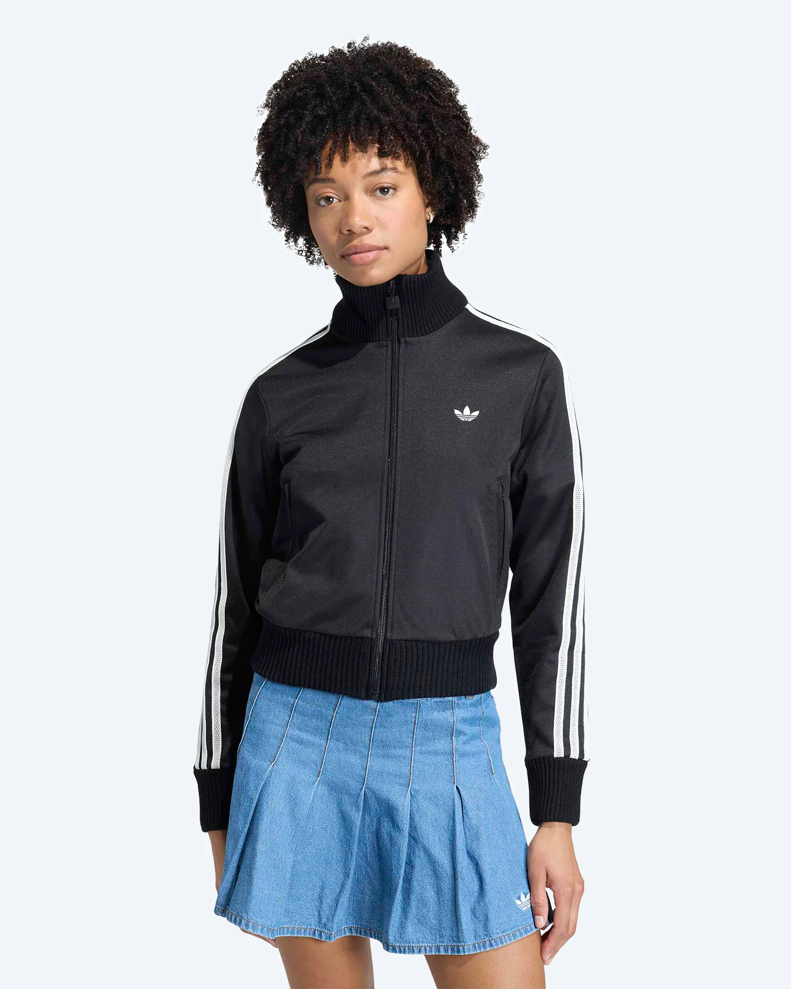 Firebird Knitted Track Top Black