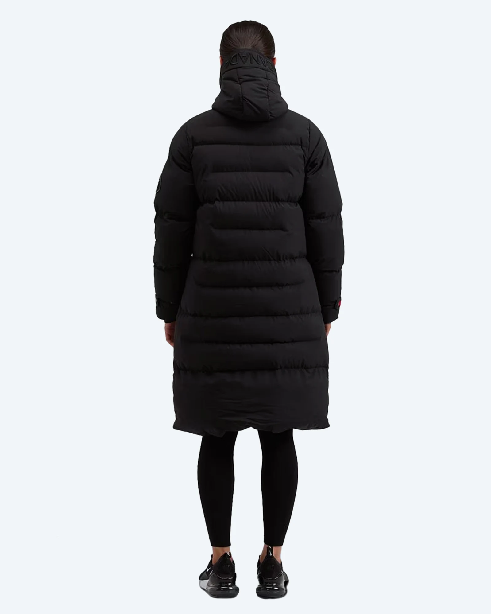 W Alora Longline Puffer Jacket Black