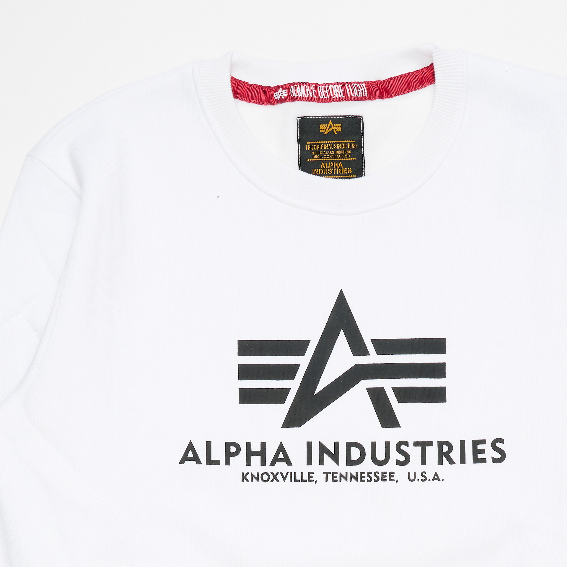 Alpha Industries Basic Sweatshirt White