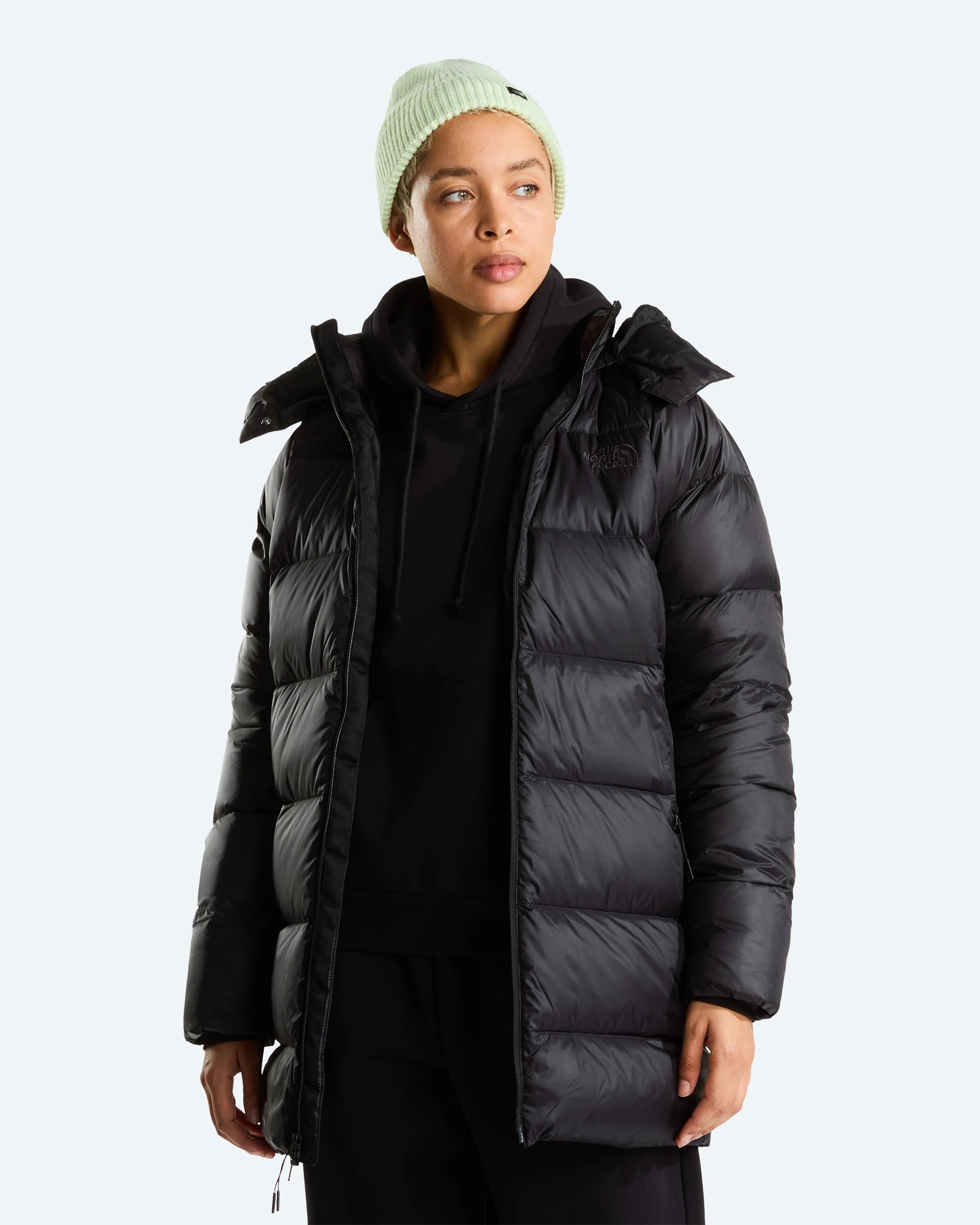 W Hydrenalite City Down Hooded Parka TNF Black