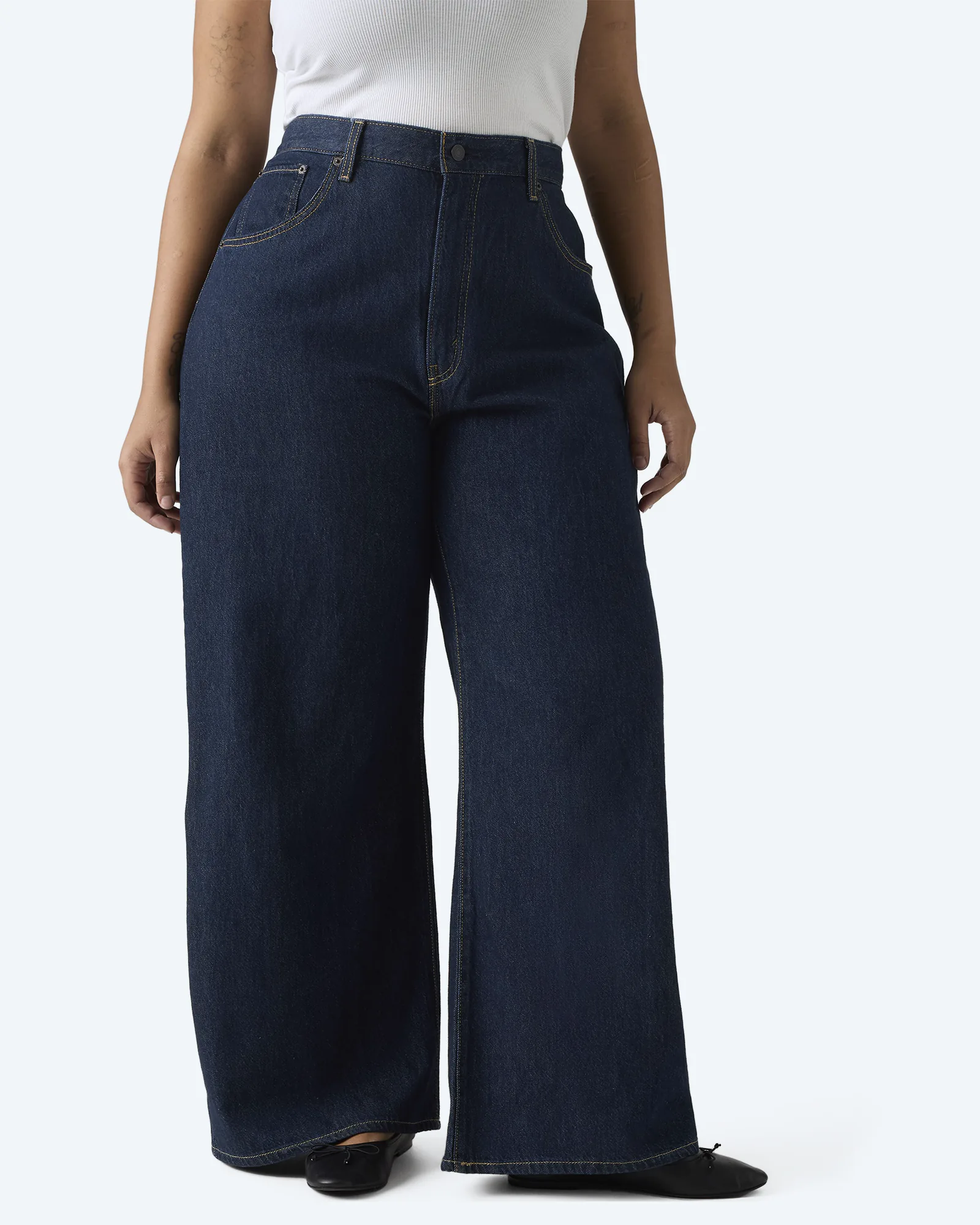 Cinch Baggy Dark Indigo Flat Finish Jeans Reign Of The Rinse