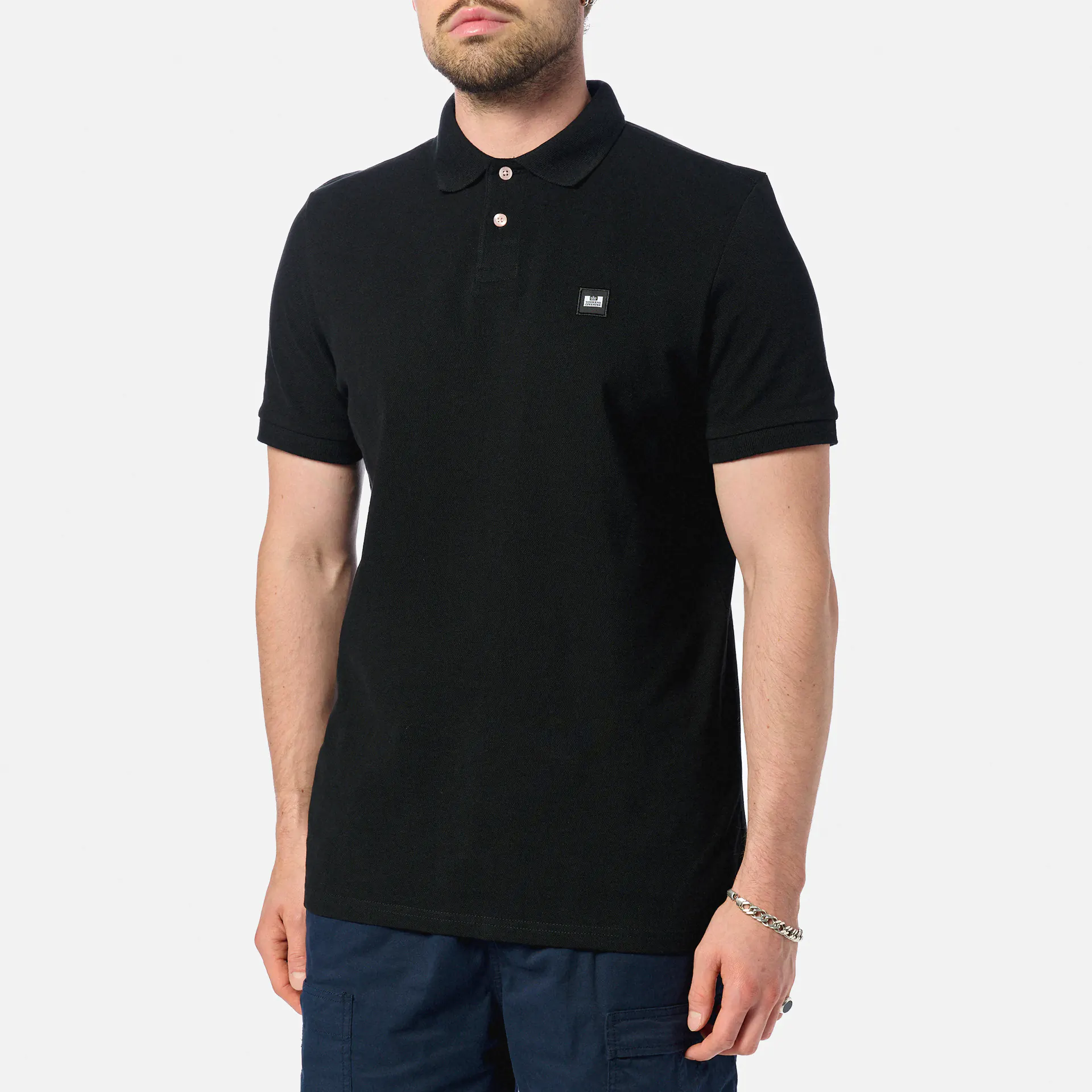 Weekend Offender Caneiros Polo Shirt Black