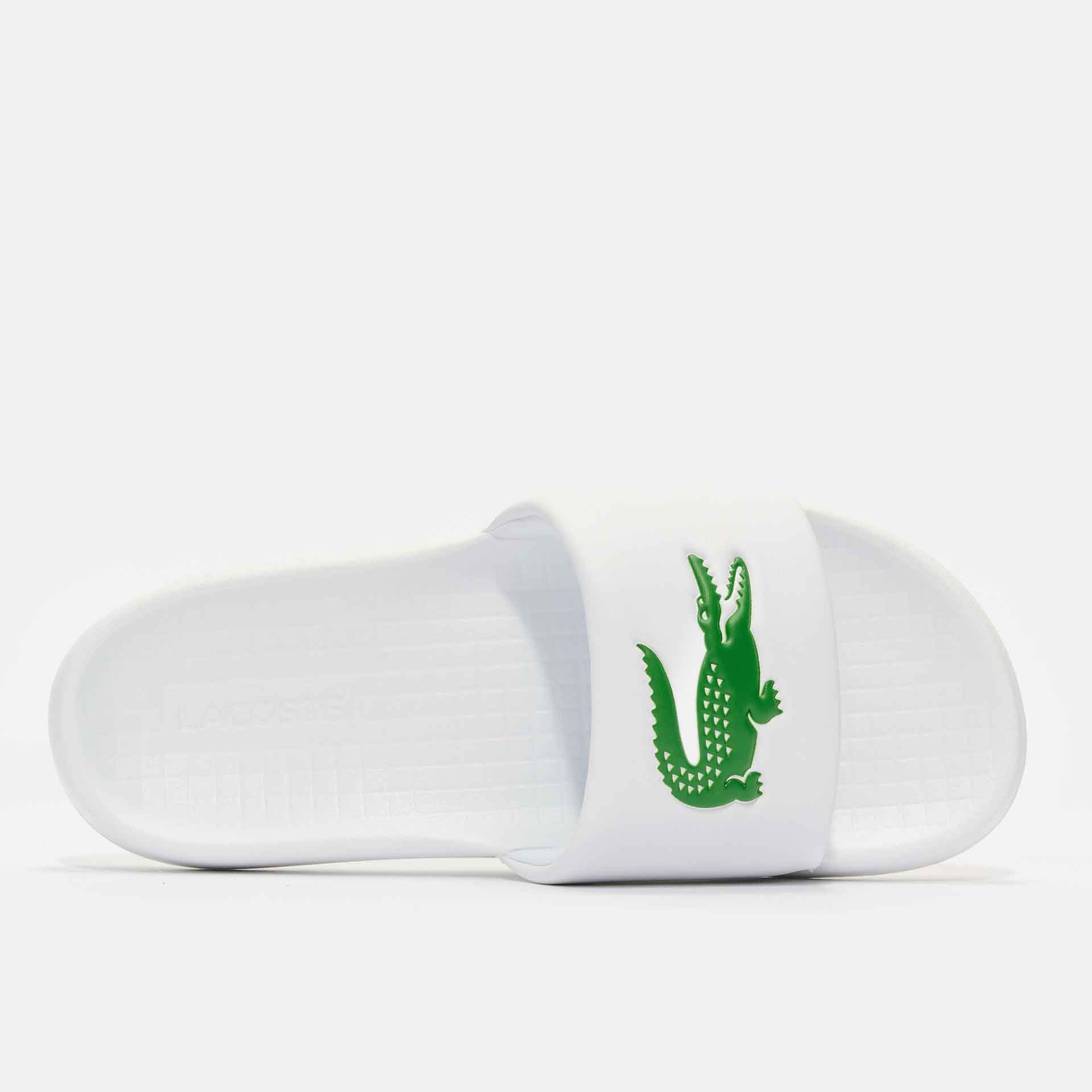 Lacoste Croco 1.0 Slides White/Green