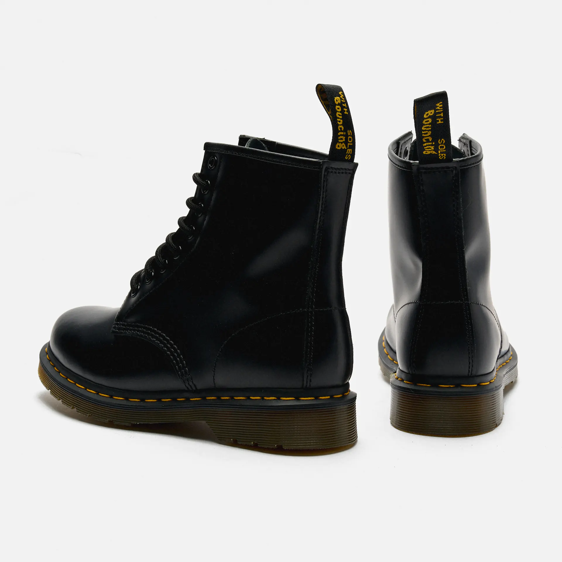 Dr. Martens 1460 Smooth Leather Lace Up Boots Black