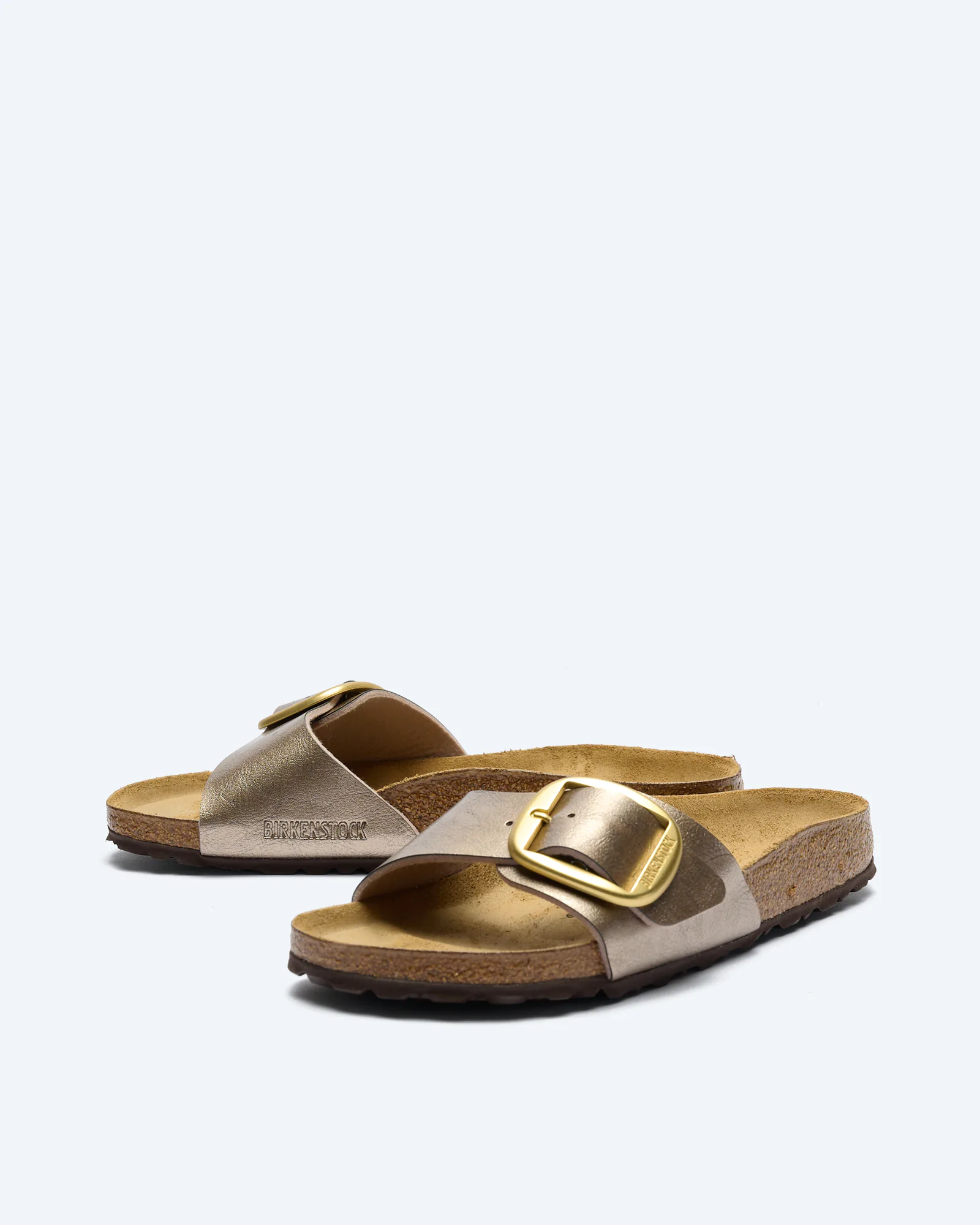 Birkenstock Madrid Big Buckle Narrow Graceful Taupe