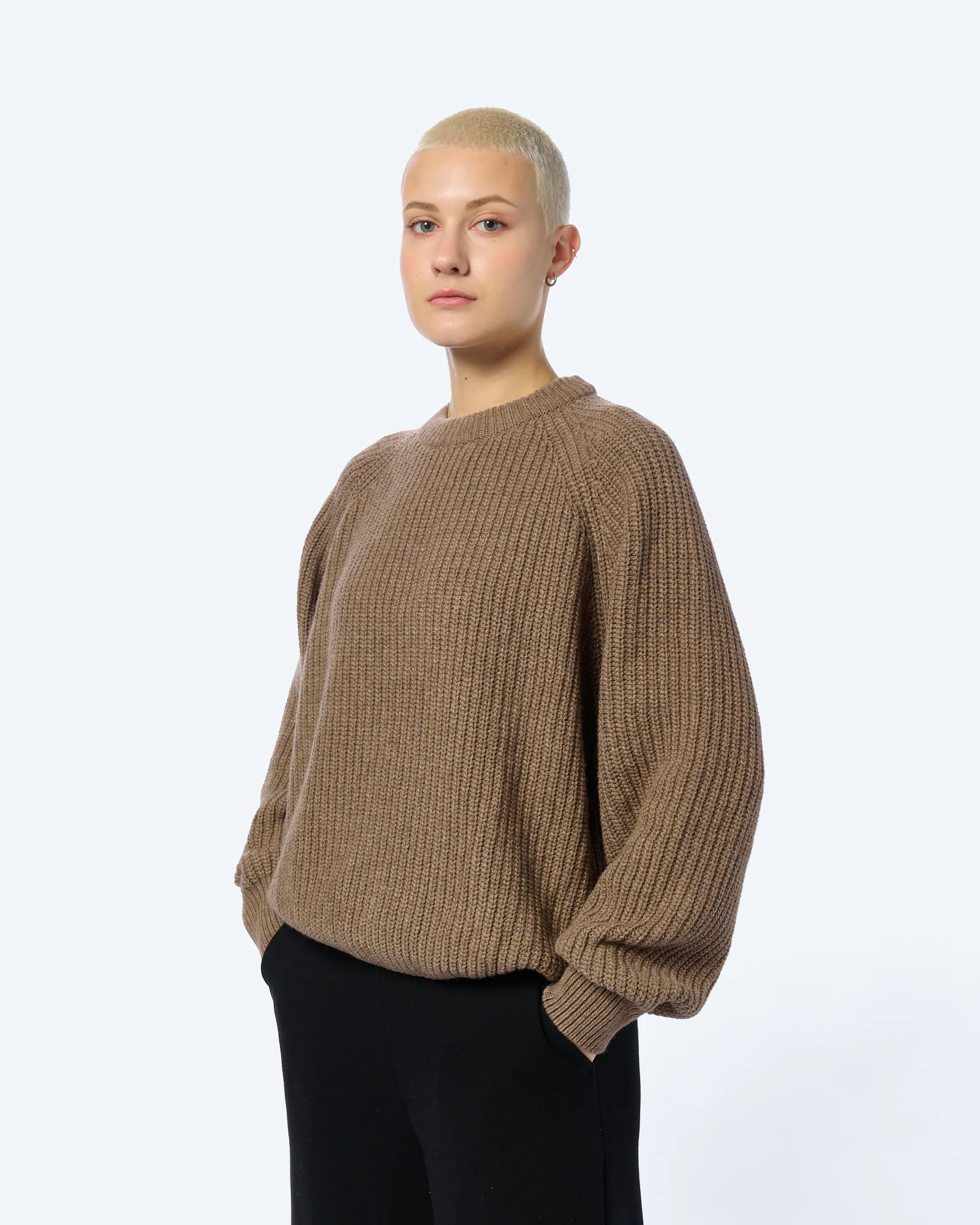 ARMEDANGELS KAAGI Knit Sweatshirt Cinnamon Dust Melange