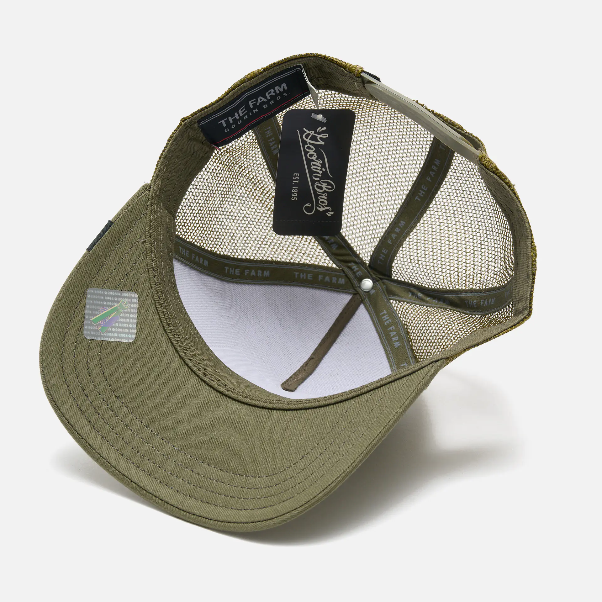 Goorin Bros Road Rage Baseball Trucker Cap Olive