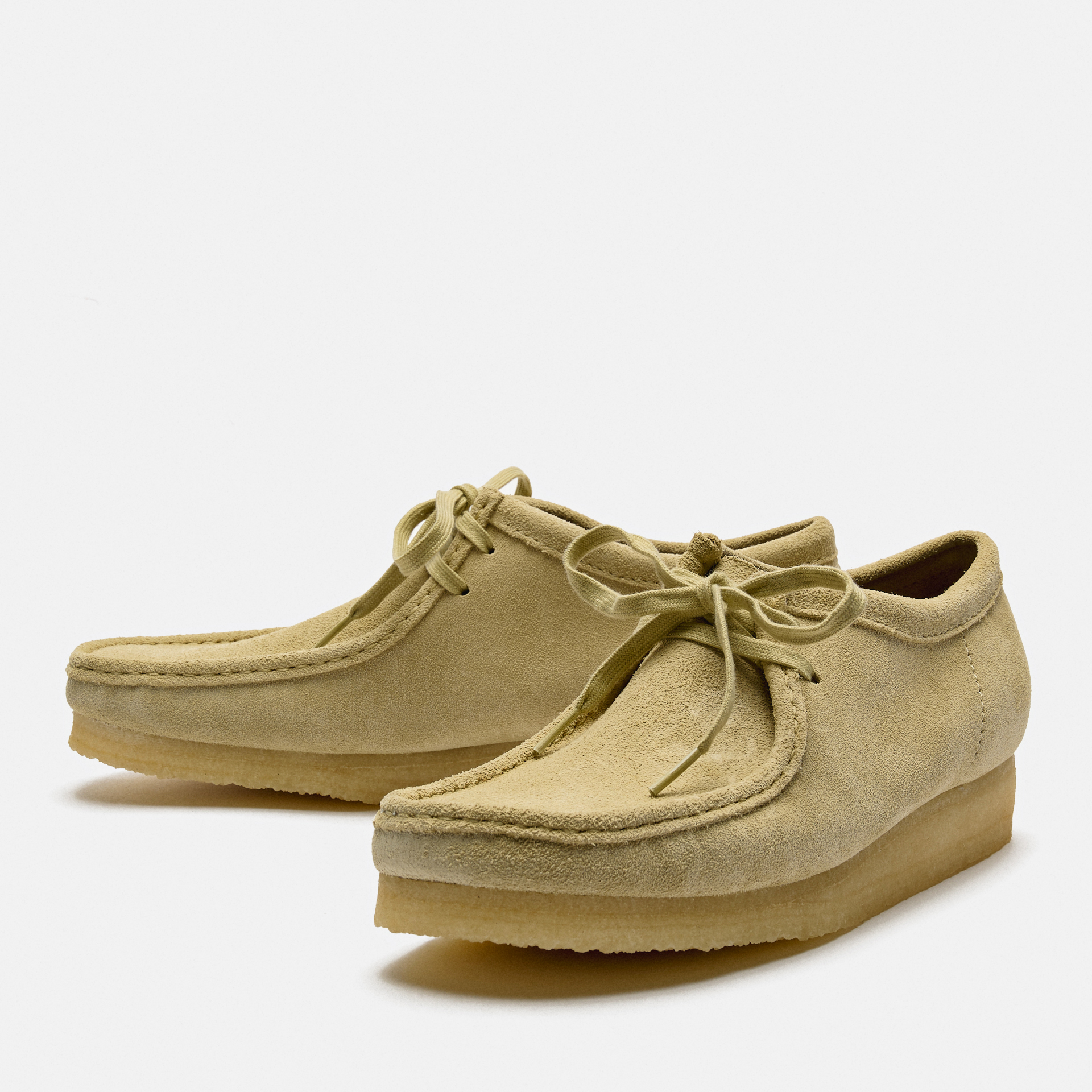 Clarks Men's Wallabee Suede Shoes Maple