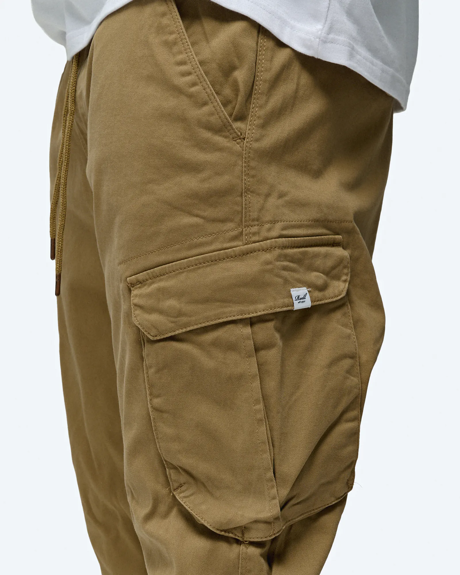 Reell Reflex Rib Cargo Pant Dark Sand Reell Reflex Rib Cargo Pant Dark Sand