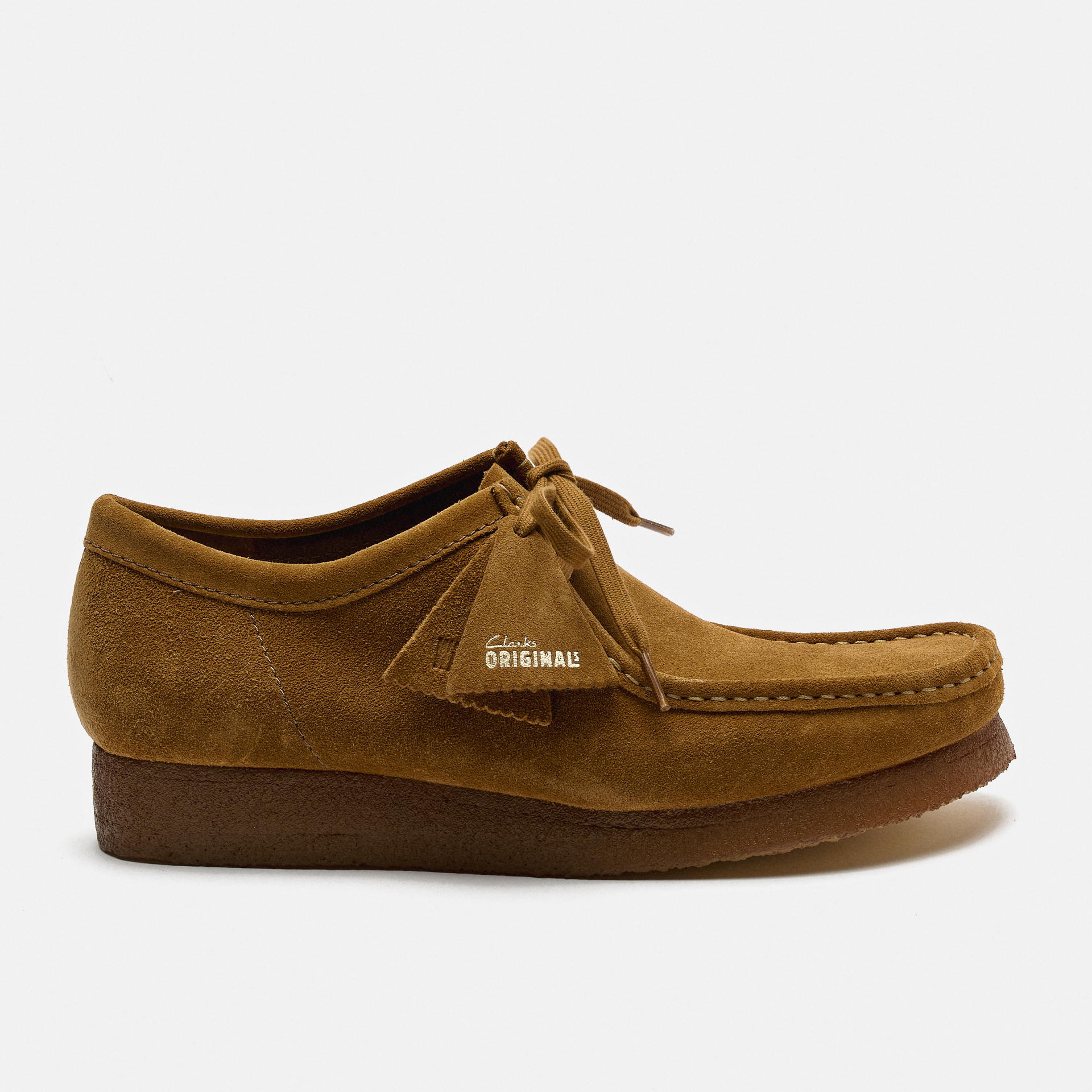 Clarks Men's Wallabee Suede Shoes Cola