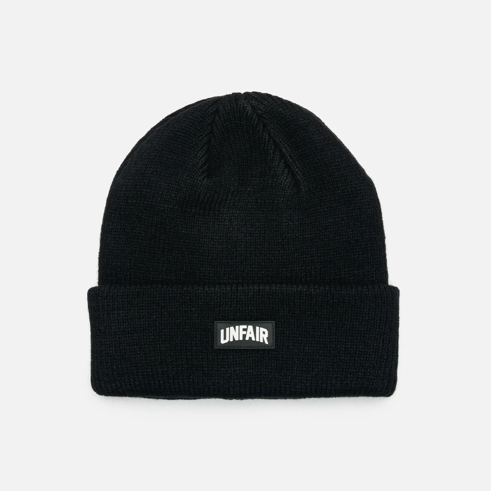 Unfair Athletics Curved Patch Beanie Black