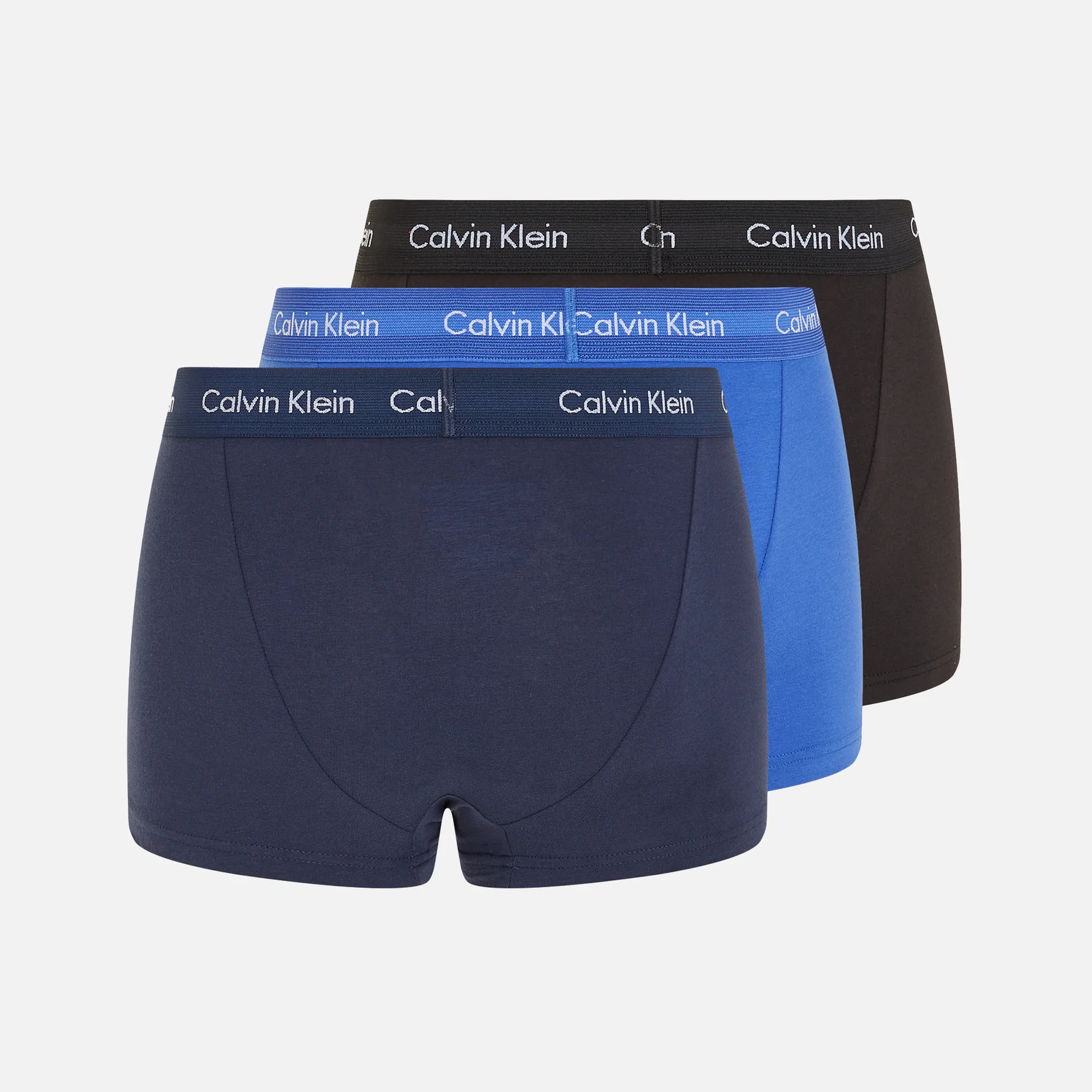 Calvin Klein 3Pack Low Rise Trunk Black/Blueshadow/Cobaltwater