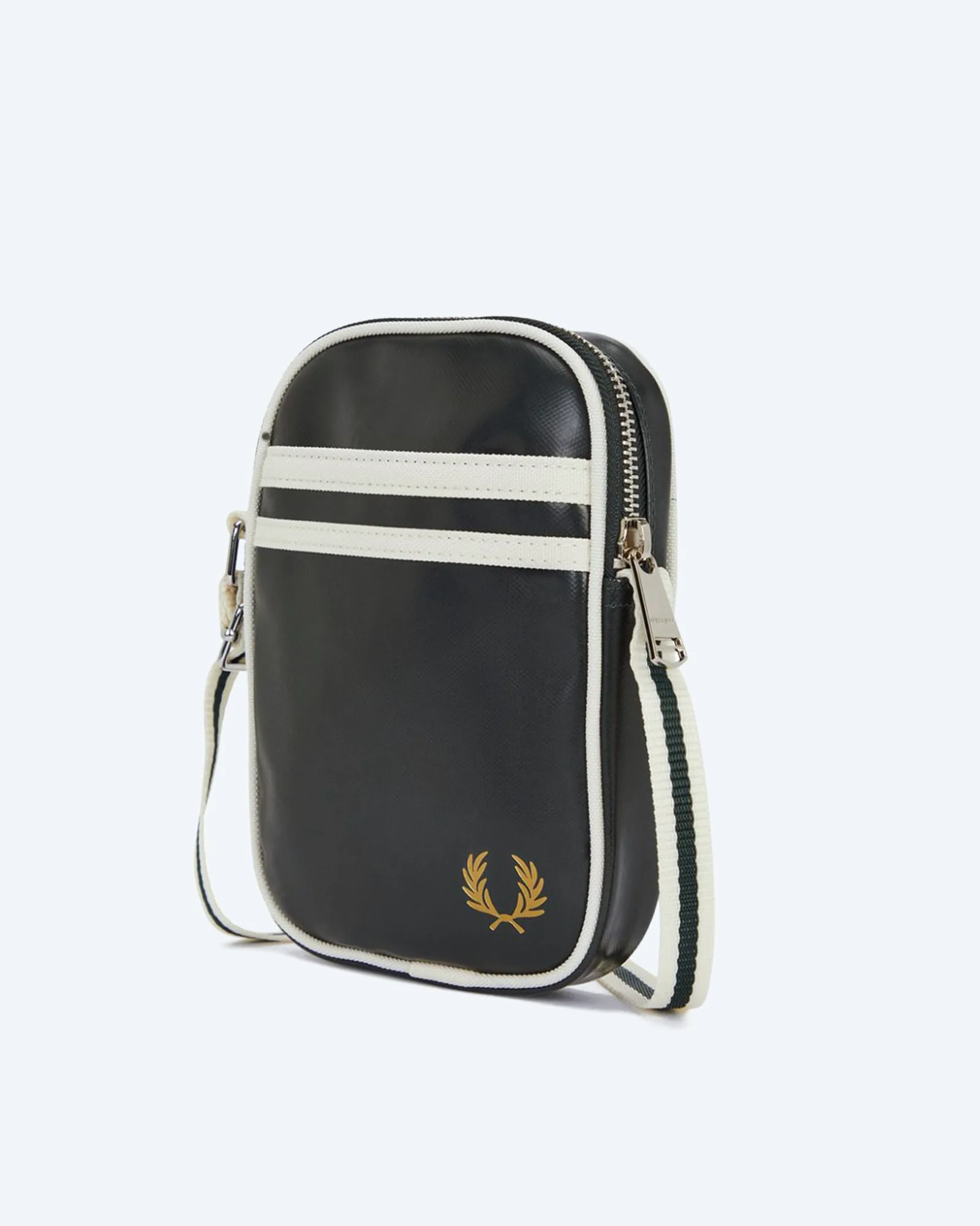 Fred Perry Classic Small Side Bag Night Green/Ecru