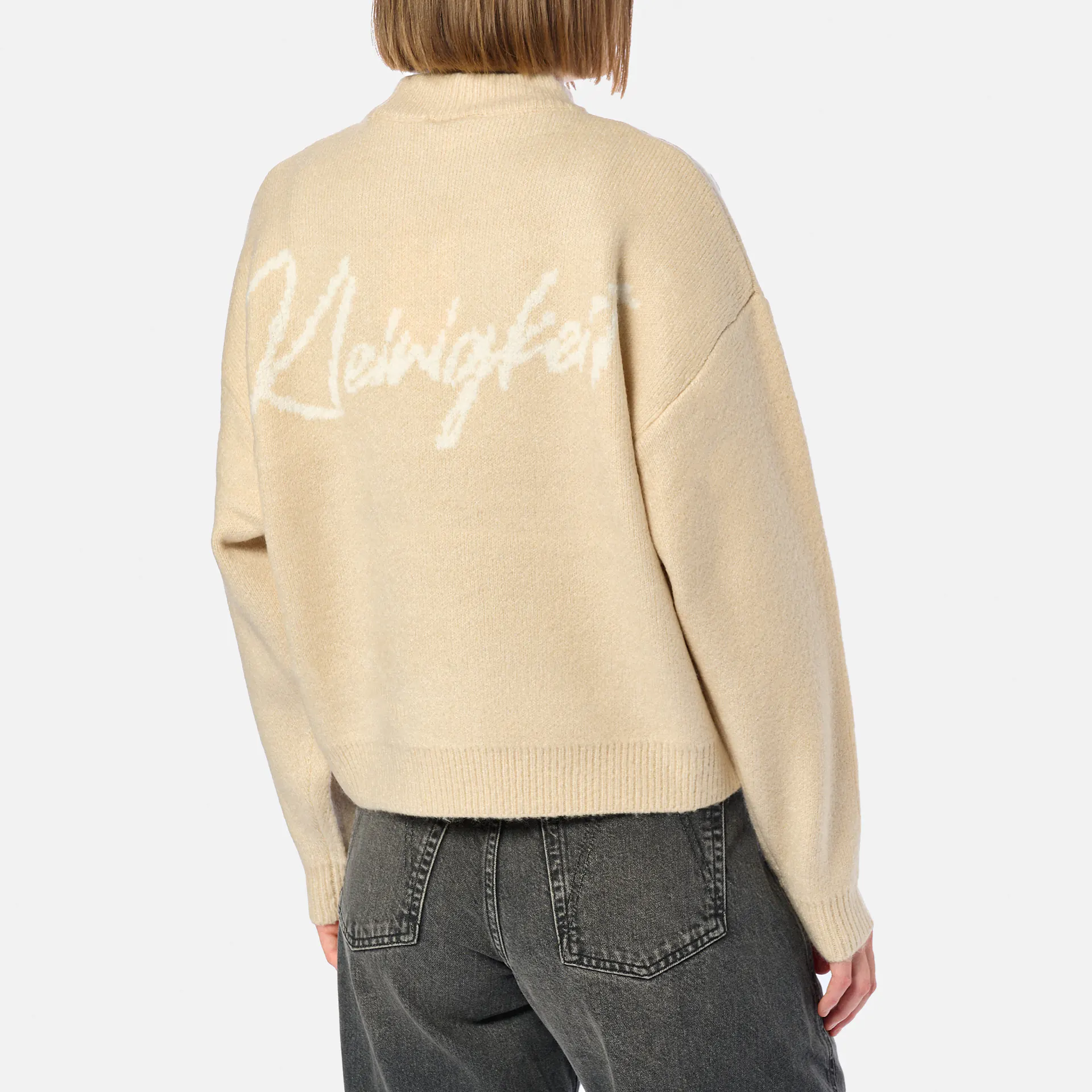 Kleinigkeit Görls Wollma Hayek Pullover Beige