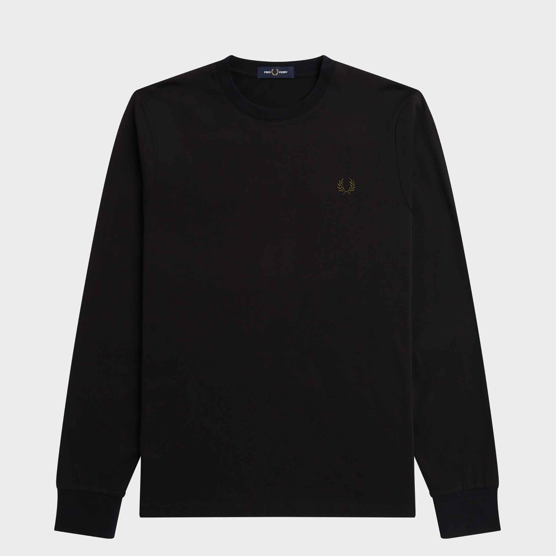 Fred Perry Graphic Soundwaves Longsleeve Black