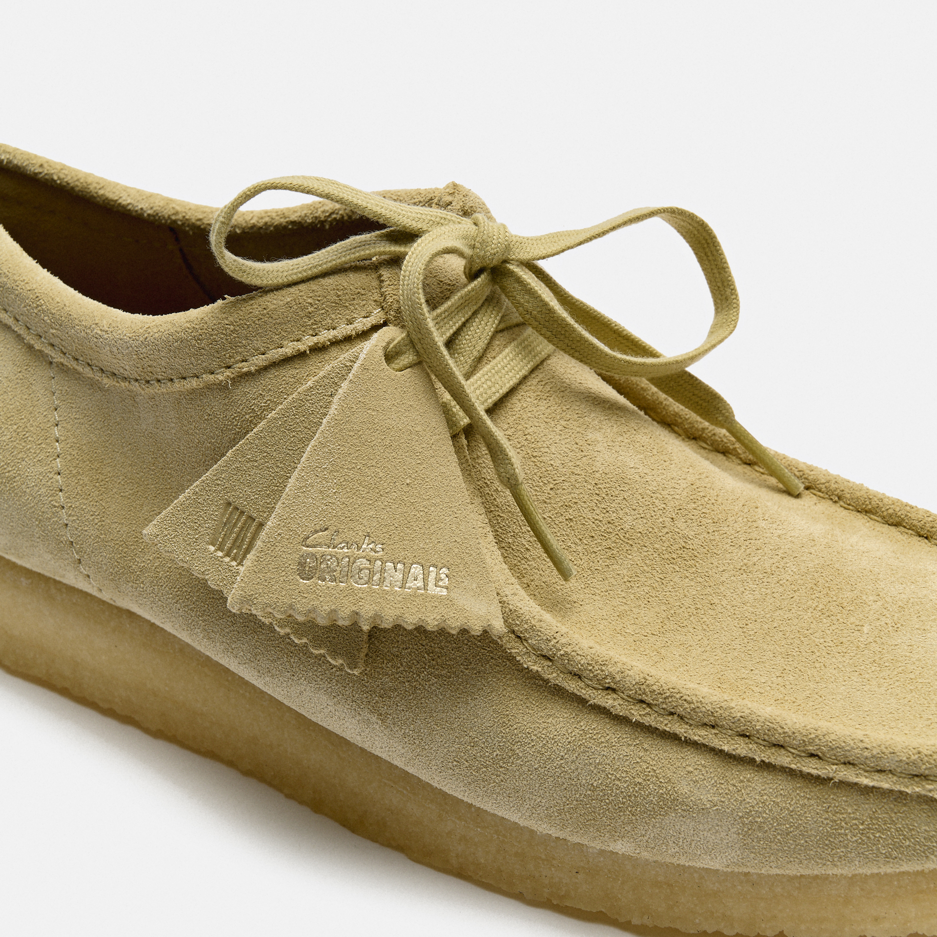 Clarks Men's Wallabee Suede Shoes Maple