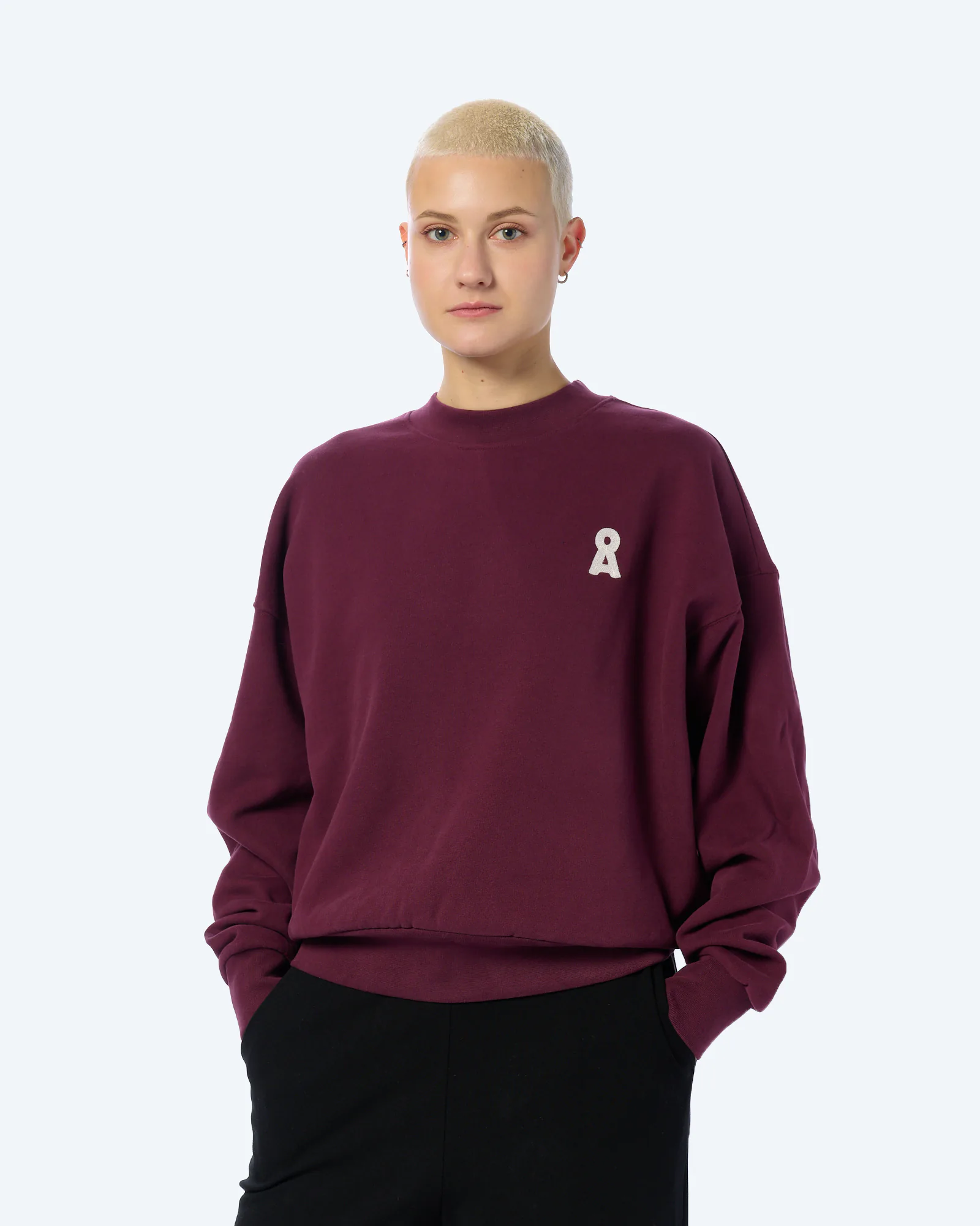 ARMEDANGELS ICONIC Å ALIZAA Sweatshirt Dark Cranberry ARMEDANGELS ICONIC Å ALIZAA Sweatshirt Dark Cranberry