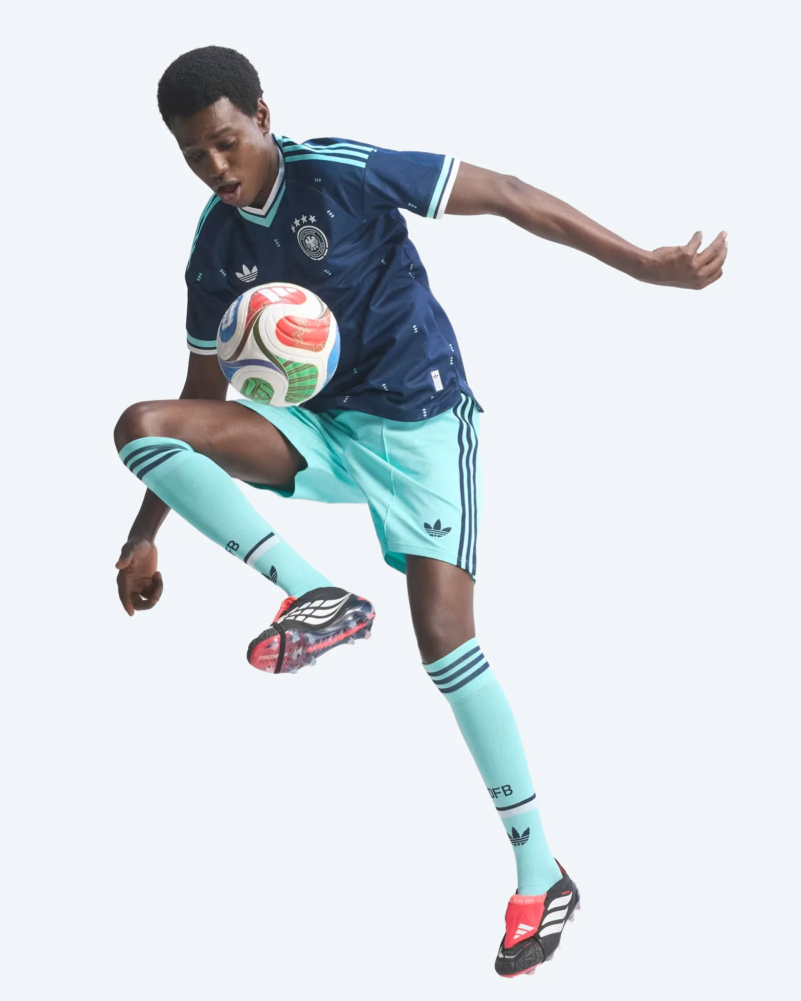 DFB Germany 26 Away Authentic Jersey Navy