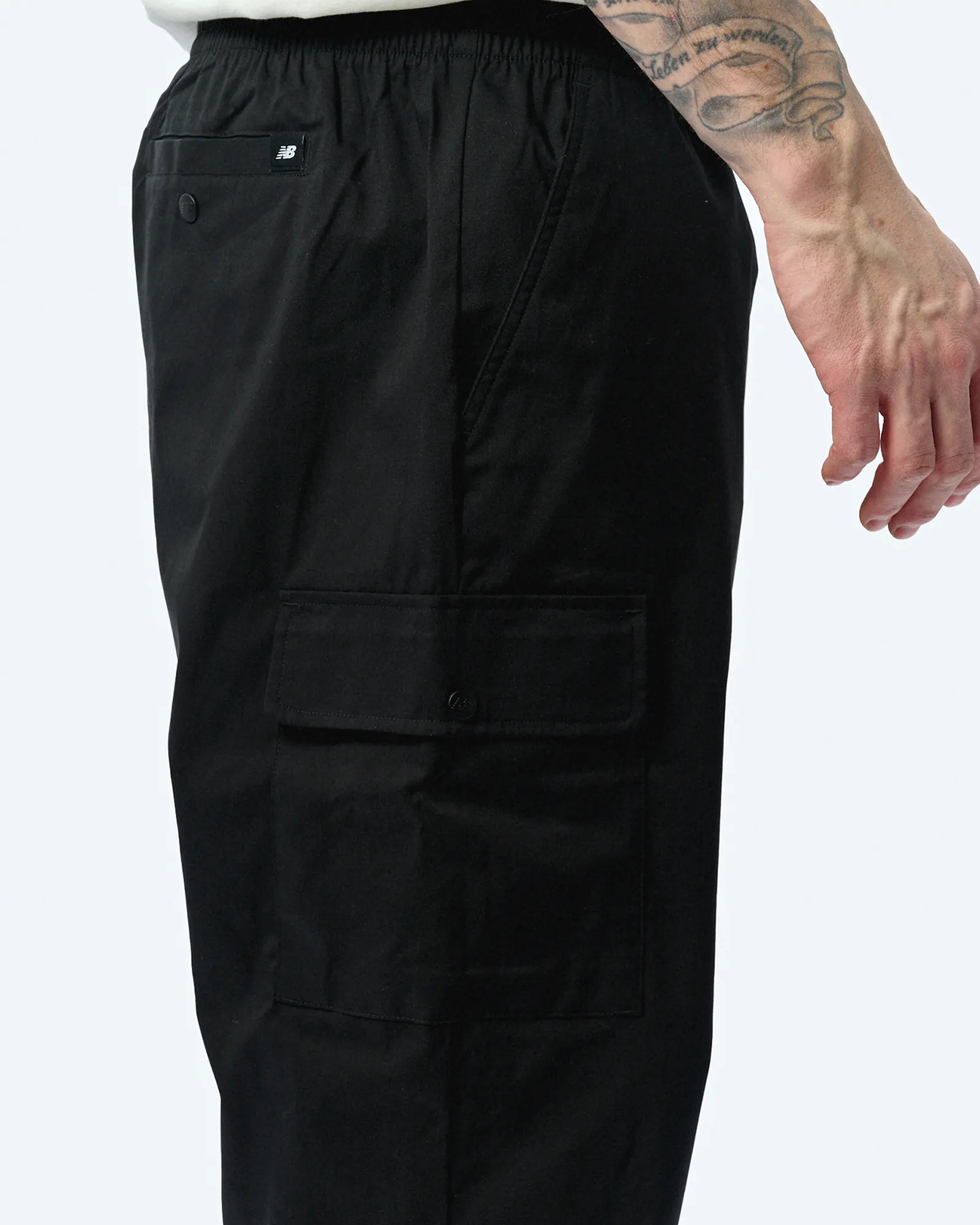 New Balance Twill Cargo Jogger Black New Balance Twill Cargo Jogger Black