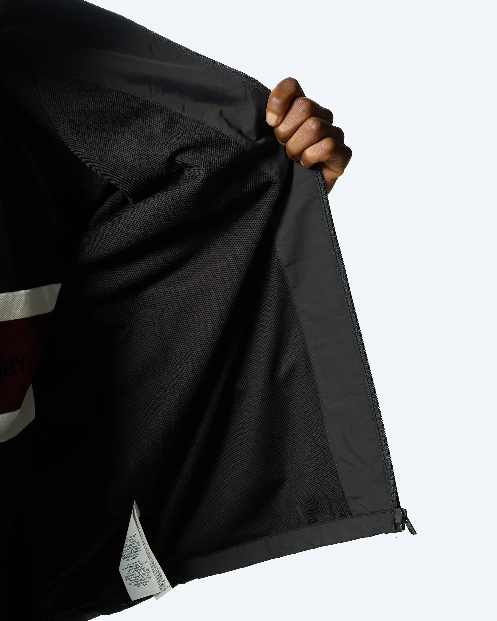 Fred Perry Hooded Shell Jacket Anchor Grey