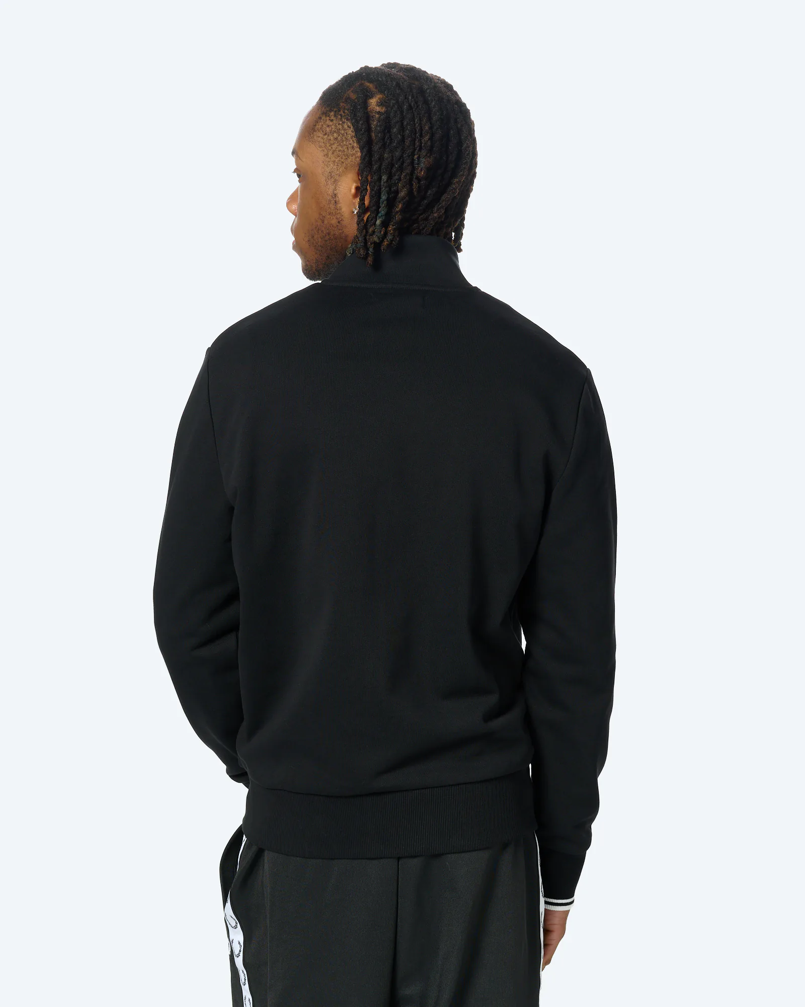 Fred Perry Zip Through Sweatshirt Black