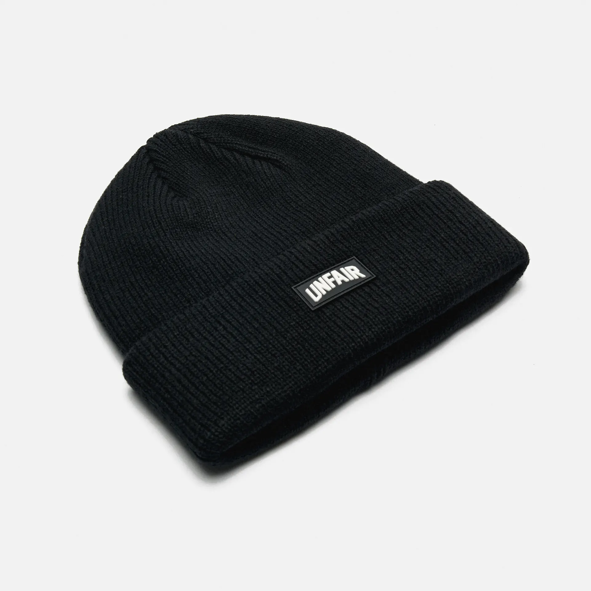 Unfair Athletics Curved Patch Beanie Black