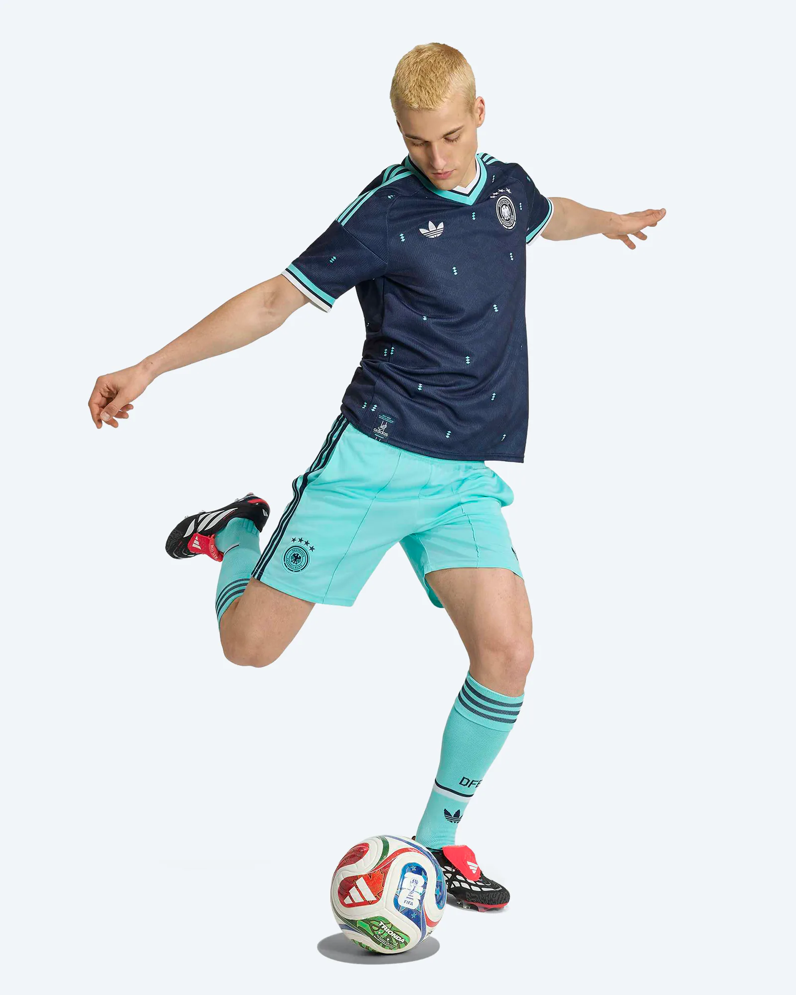 DFB Away Short Flash Aqua