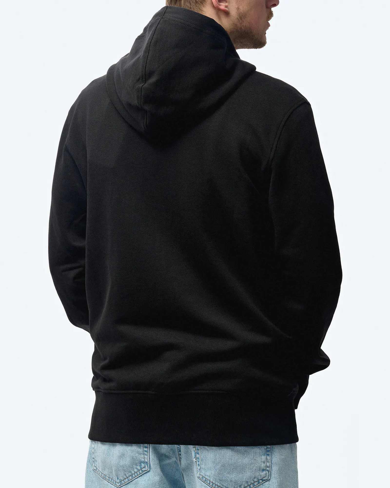 Calvin Klein Jeans Institutional Zip Through Hoodie Black