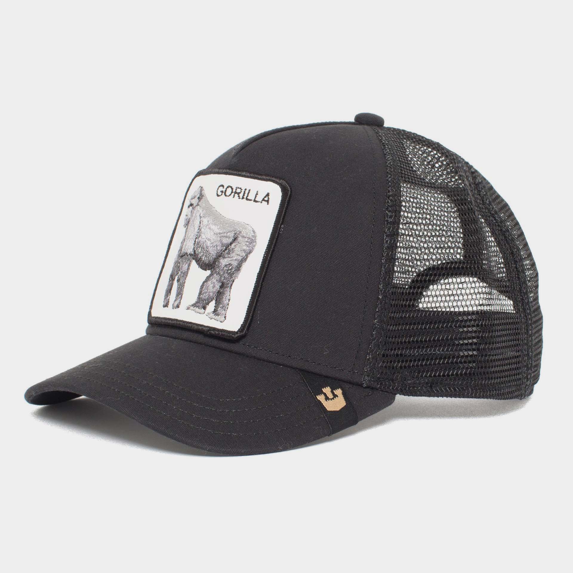 Goorin Bros The Gorilla Baseball Trucker Cap Black 