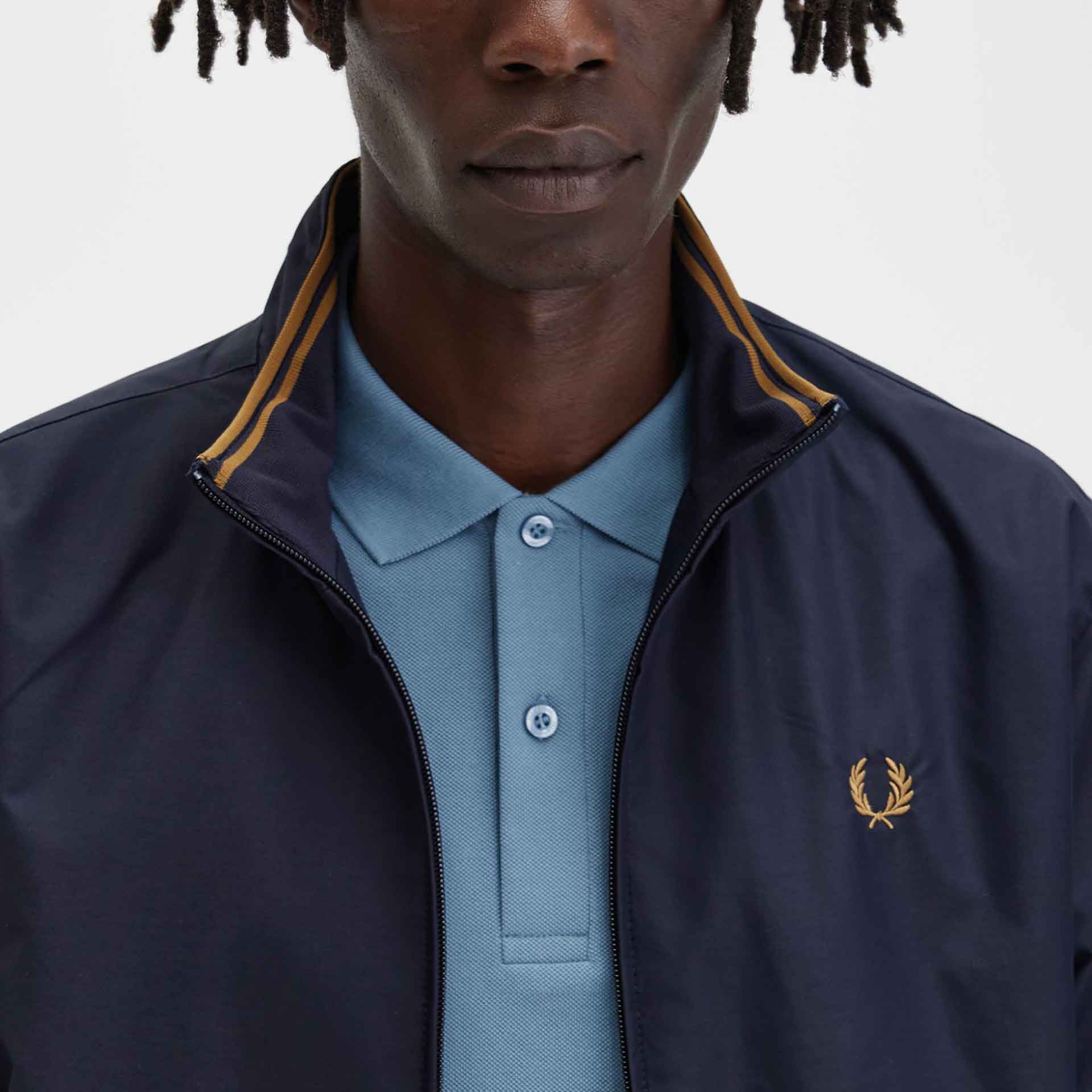 Fred Perry Brentham Jacket Navy