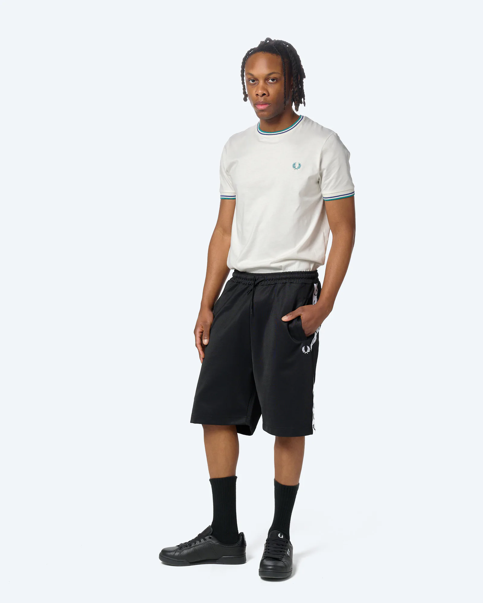 Fred Perry Fred Perry Taped Tricot Short Black