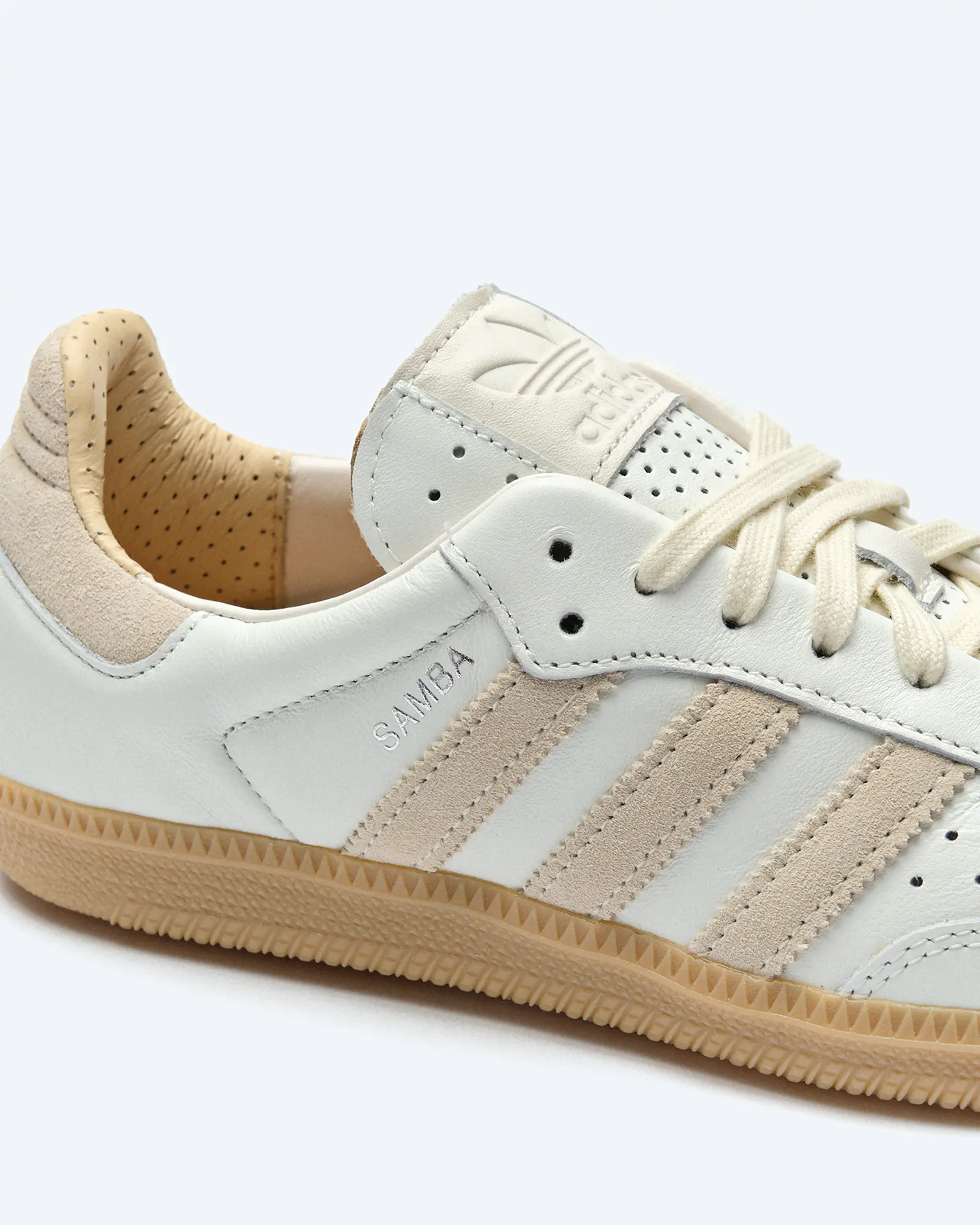 Adidas samba beige white hot sale