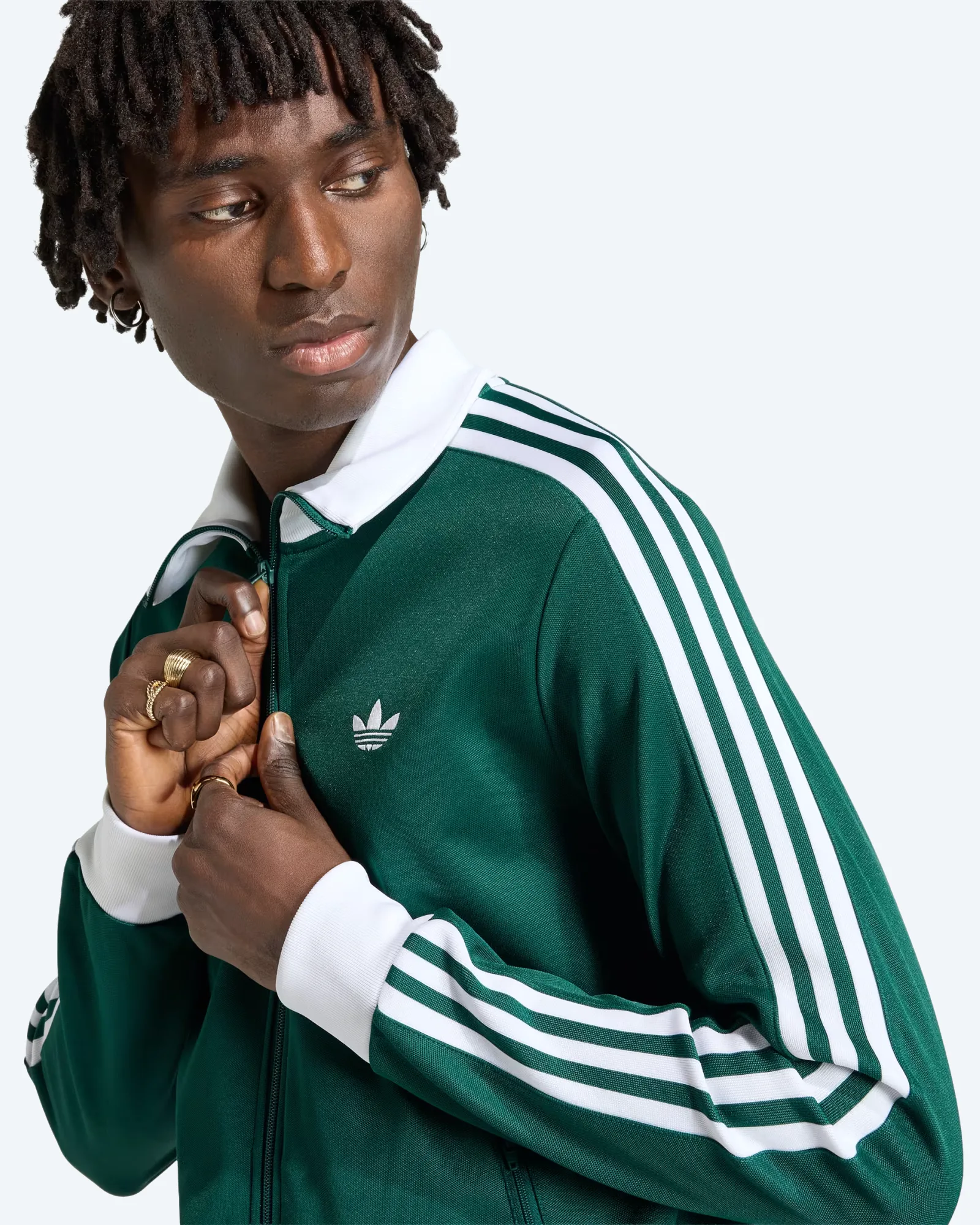 adidas Originals Classics Beckenbauer Track Top Collegiate Green/White