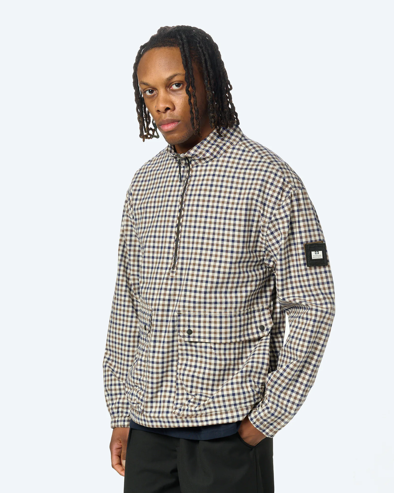 Weekend Offender Tiaret Cotton Overtop Brown Multi