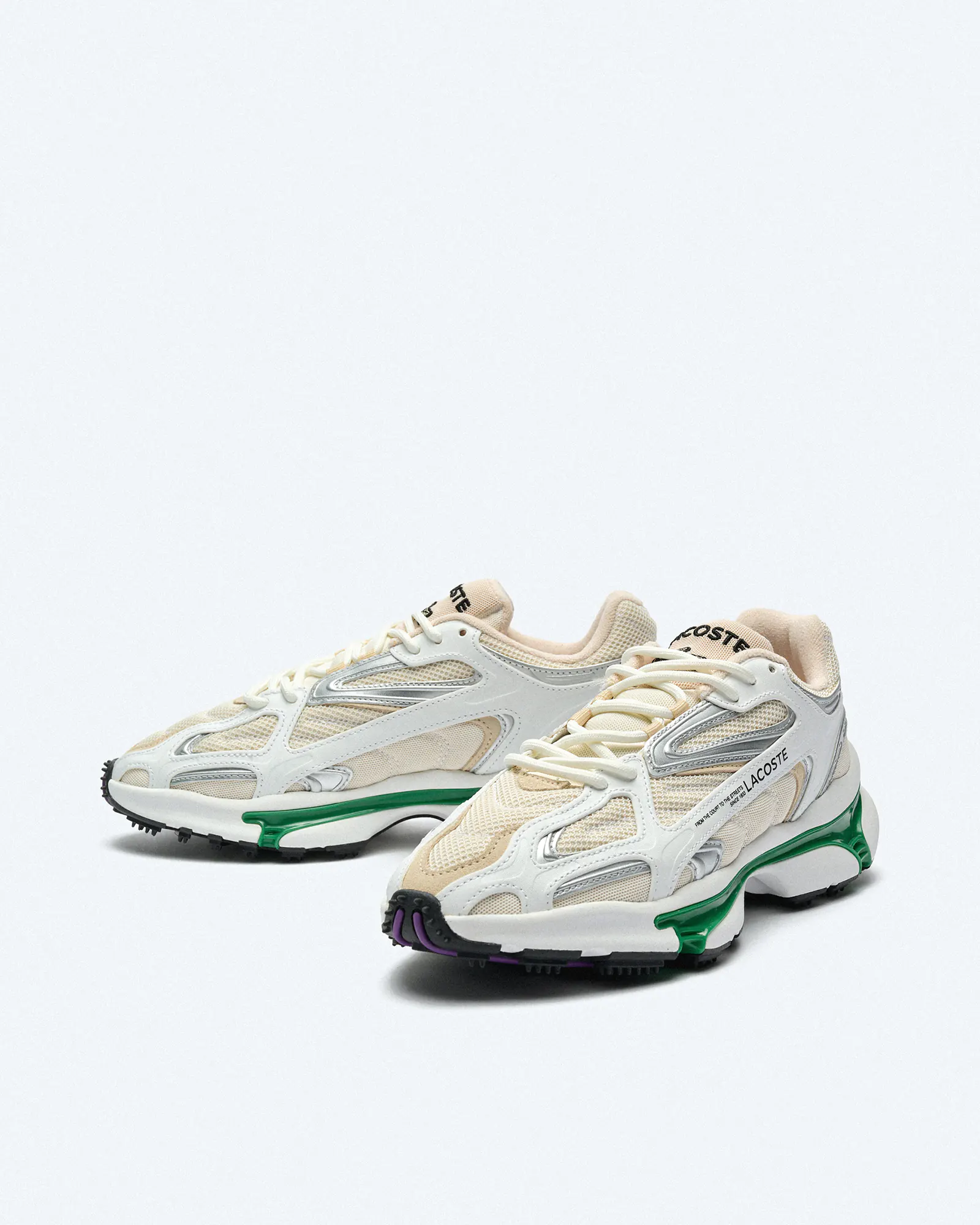 Lacoste L003 2K24 124 1 SMA Sneaker White/Green Lacoste L003 2K24 124 1 SMA Sneaker White/Green