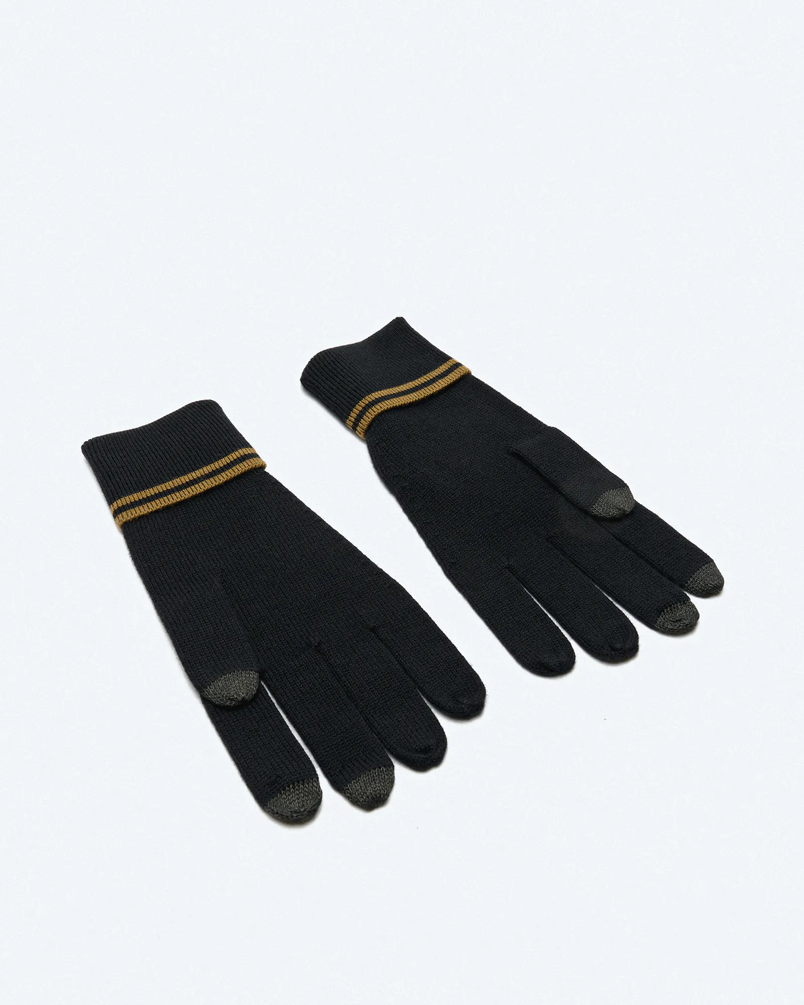Fred Perry Twin Tipped Merino Wool Gloves Black/Shaded Stone Fred Perry Twin Tipped Merino Wool Gloves Black/Shaded Stone