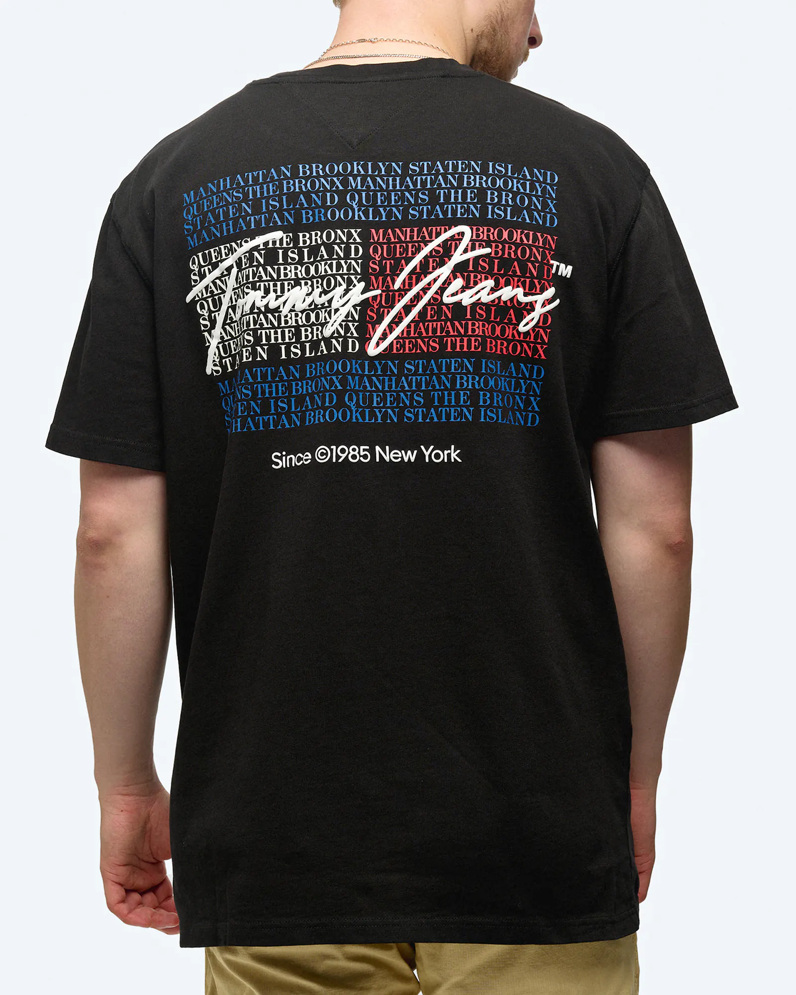 Tommy Jeans Regular Vintage DNA T Shirt Black