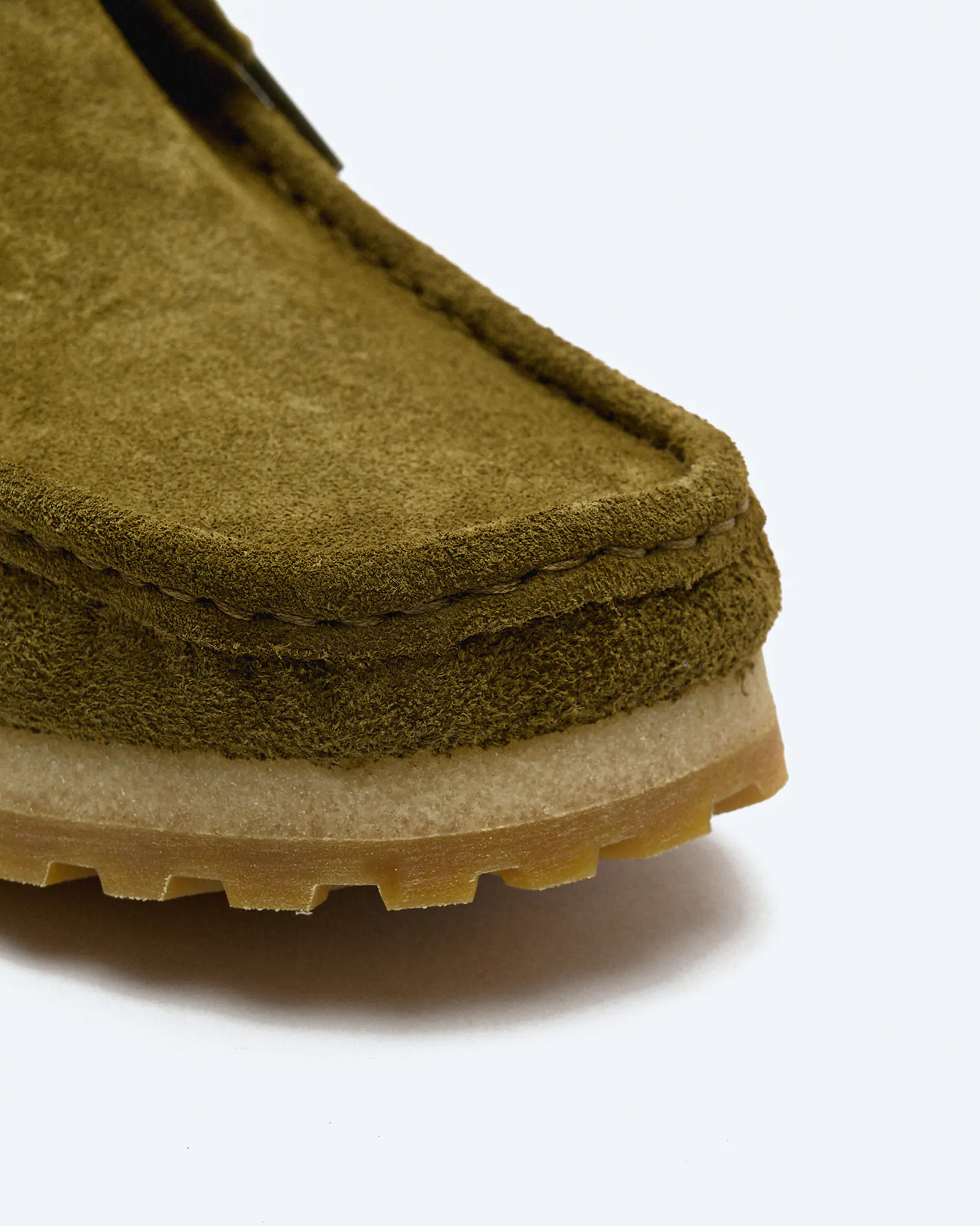 Clarks Men's Wallabee RB Suede Shoes Olive