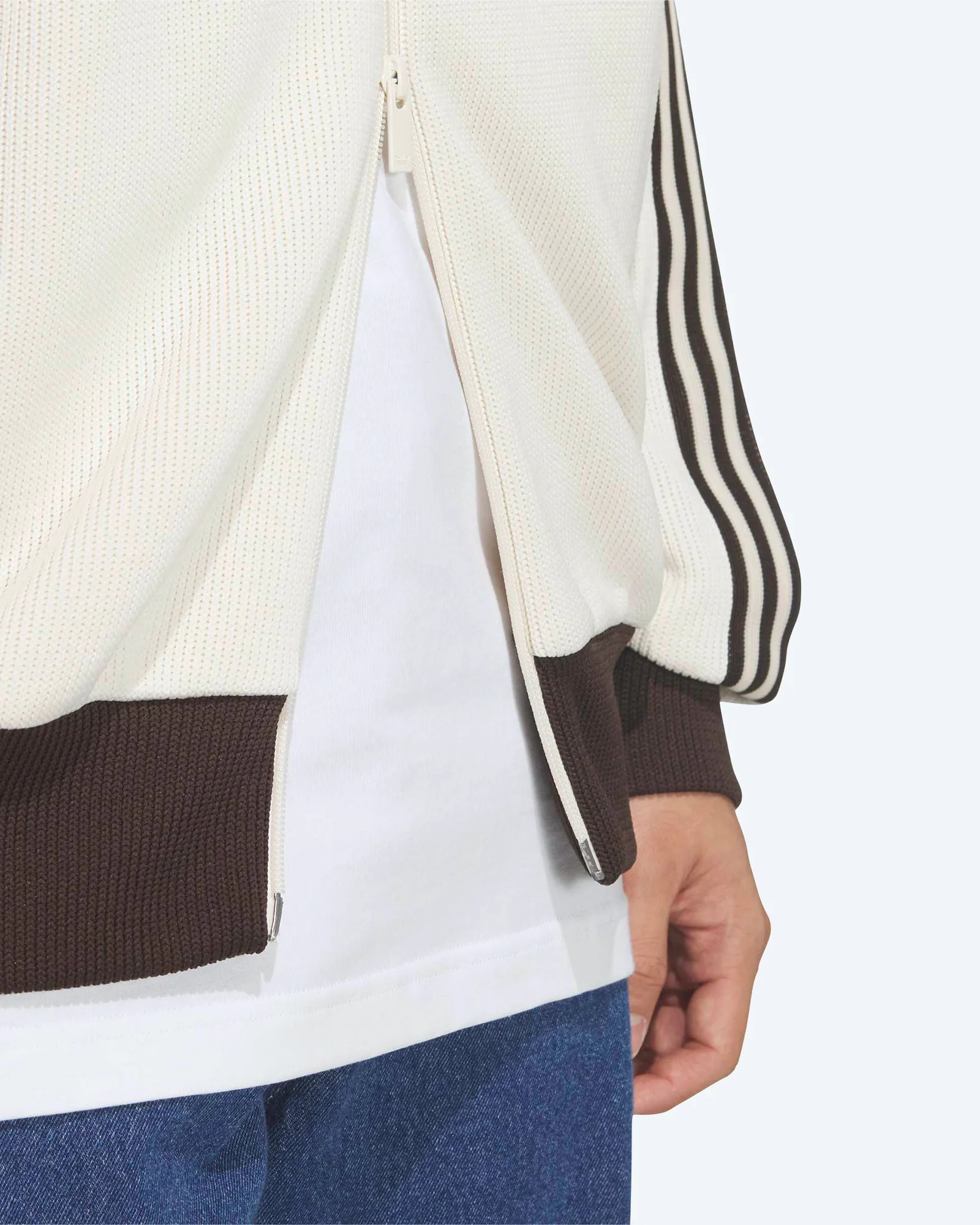 Firebird Knit Tracktop Wonder White