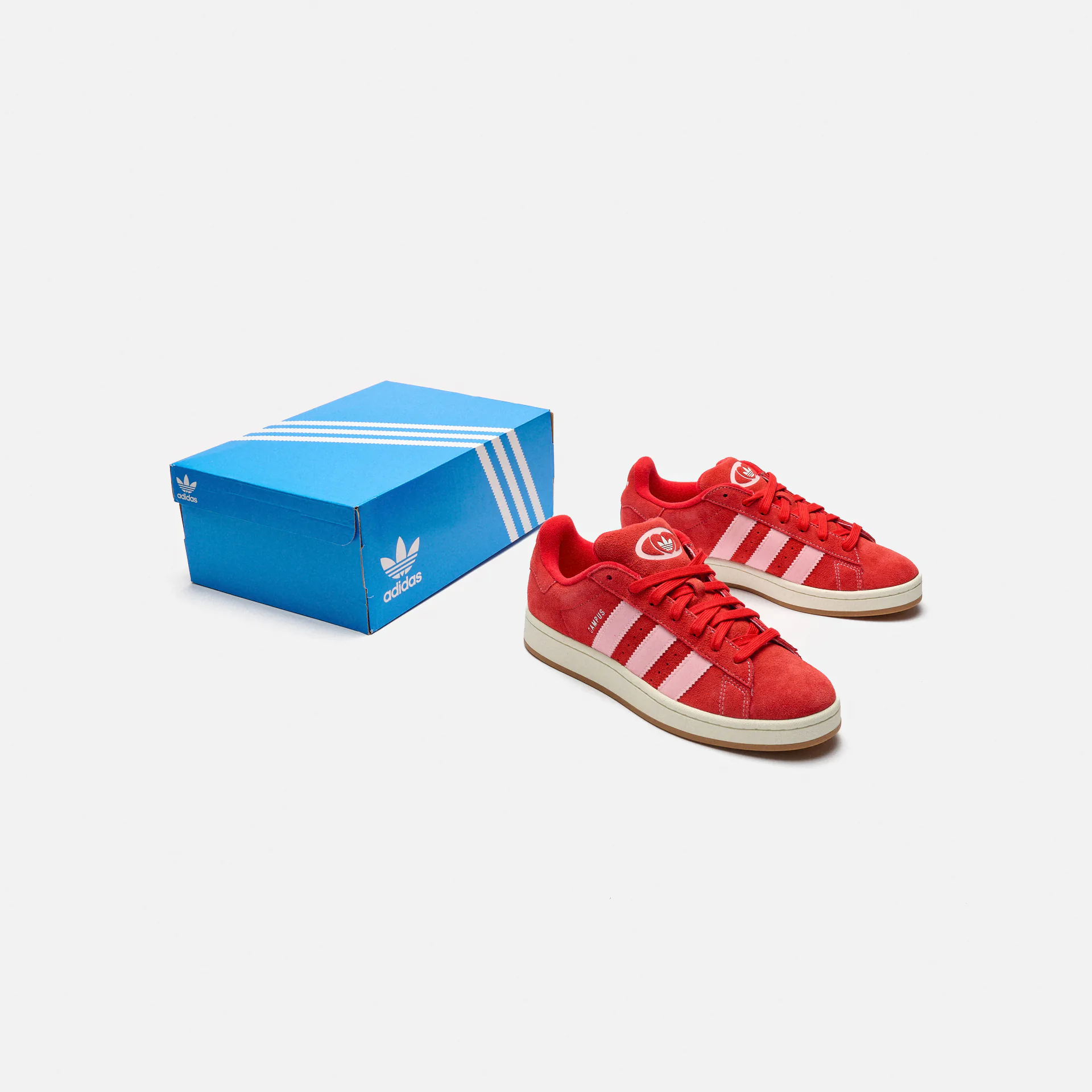 adidas Originals Campus 00s Sneaker Better Scarlet Clear Pink Cloud White