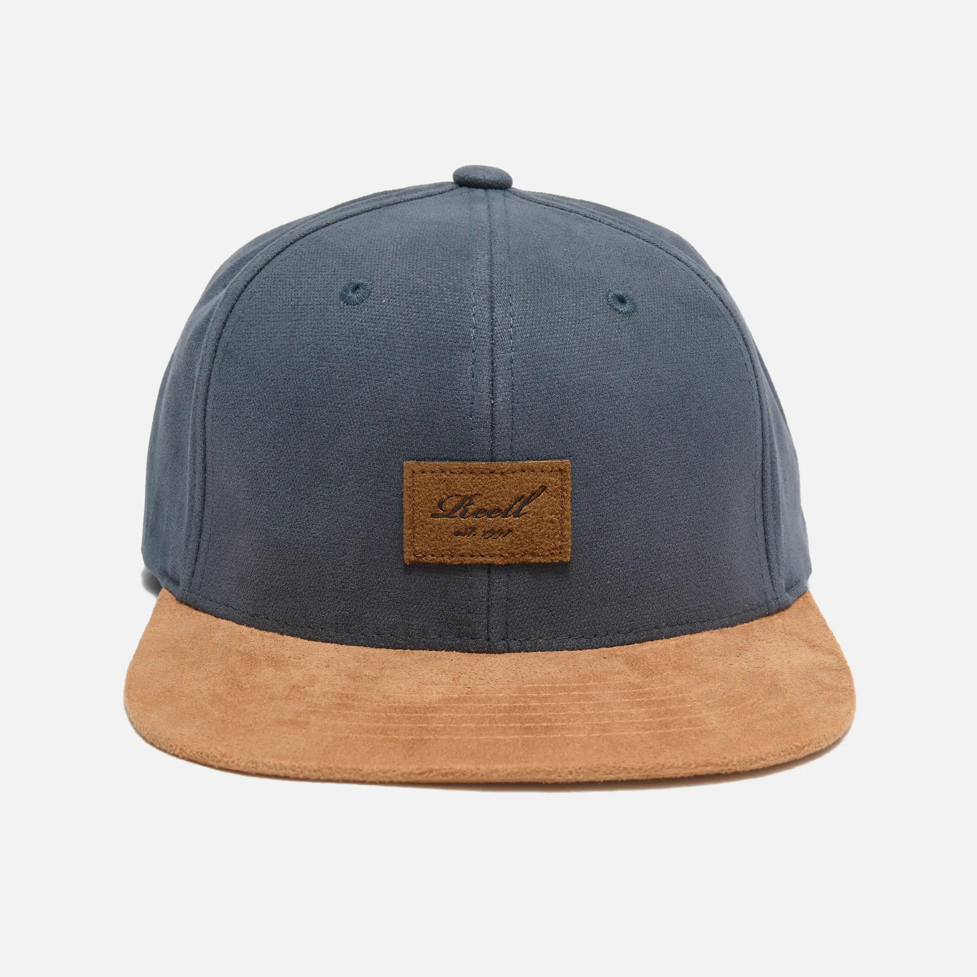 Reell Jeans Suede Snapback Cap Charcoal