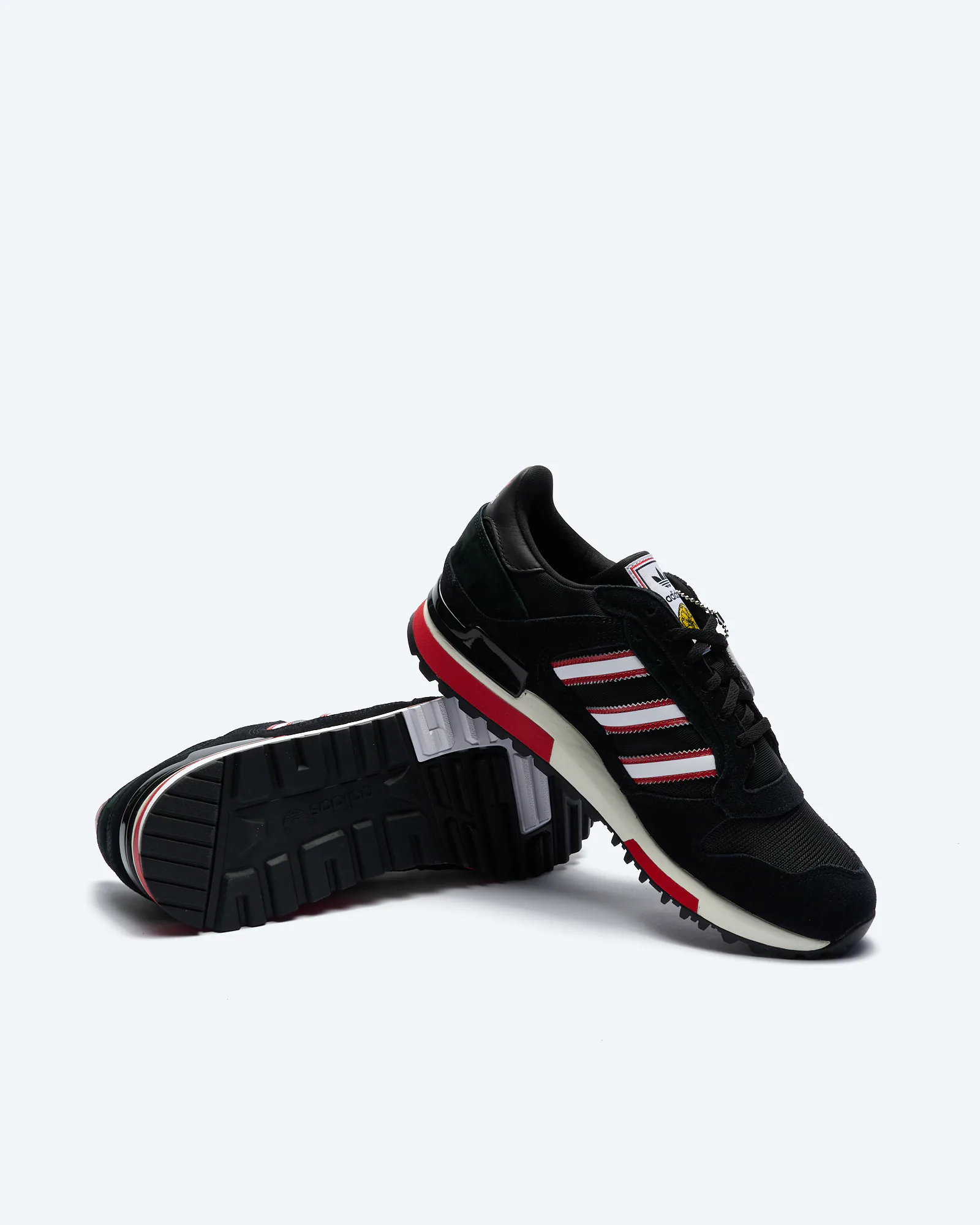 adidas Originals ZX 600 Manchaster United FC x Stone Roses Sneakers Black/White/Red 