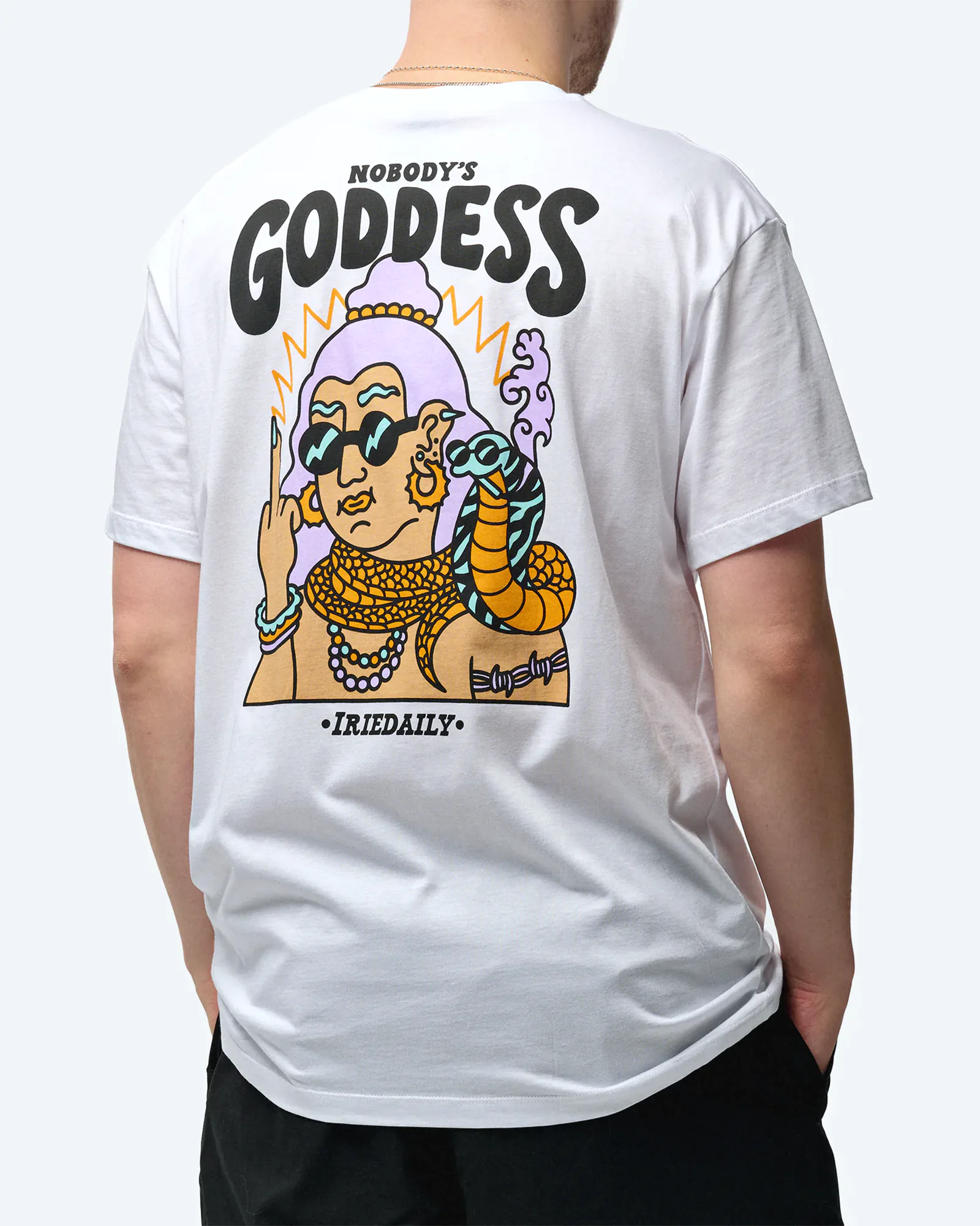 Iriedaily Nobodys G T-Shirt White Iriedaily Nobodys G T-Shirt White