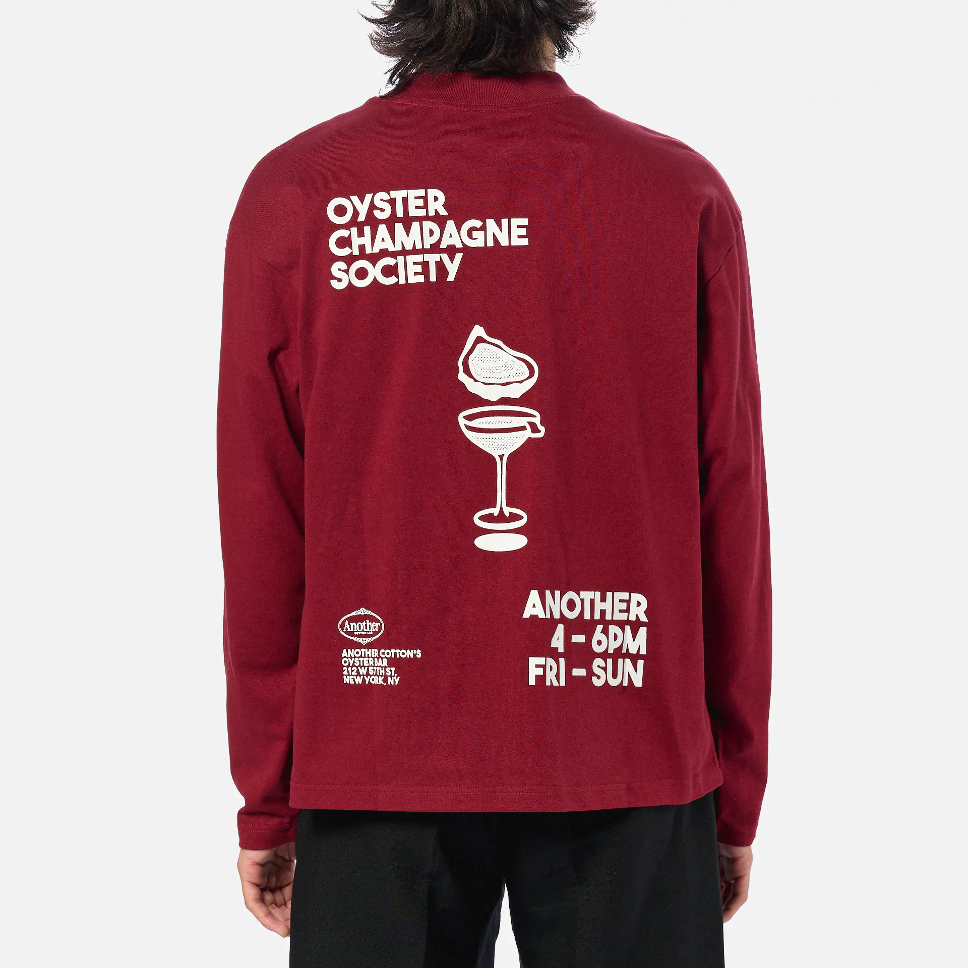 Another Cotton Oyster and Champange Longsleeve Red