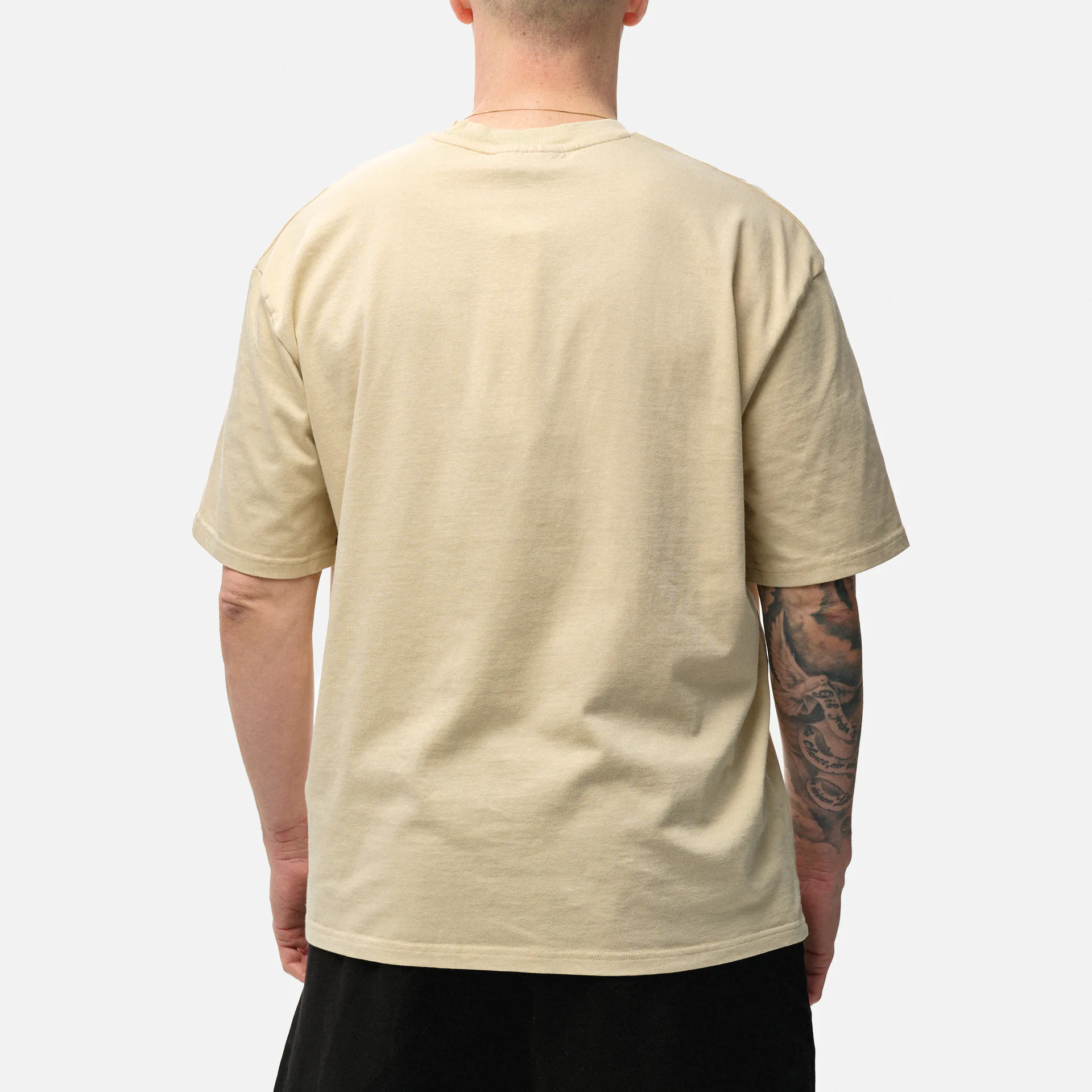 PEGADOR Logo Oversized T-Shirt Washed Desert Sand/Black/Gum