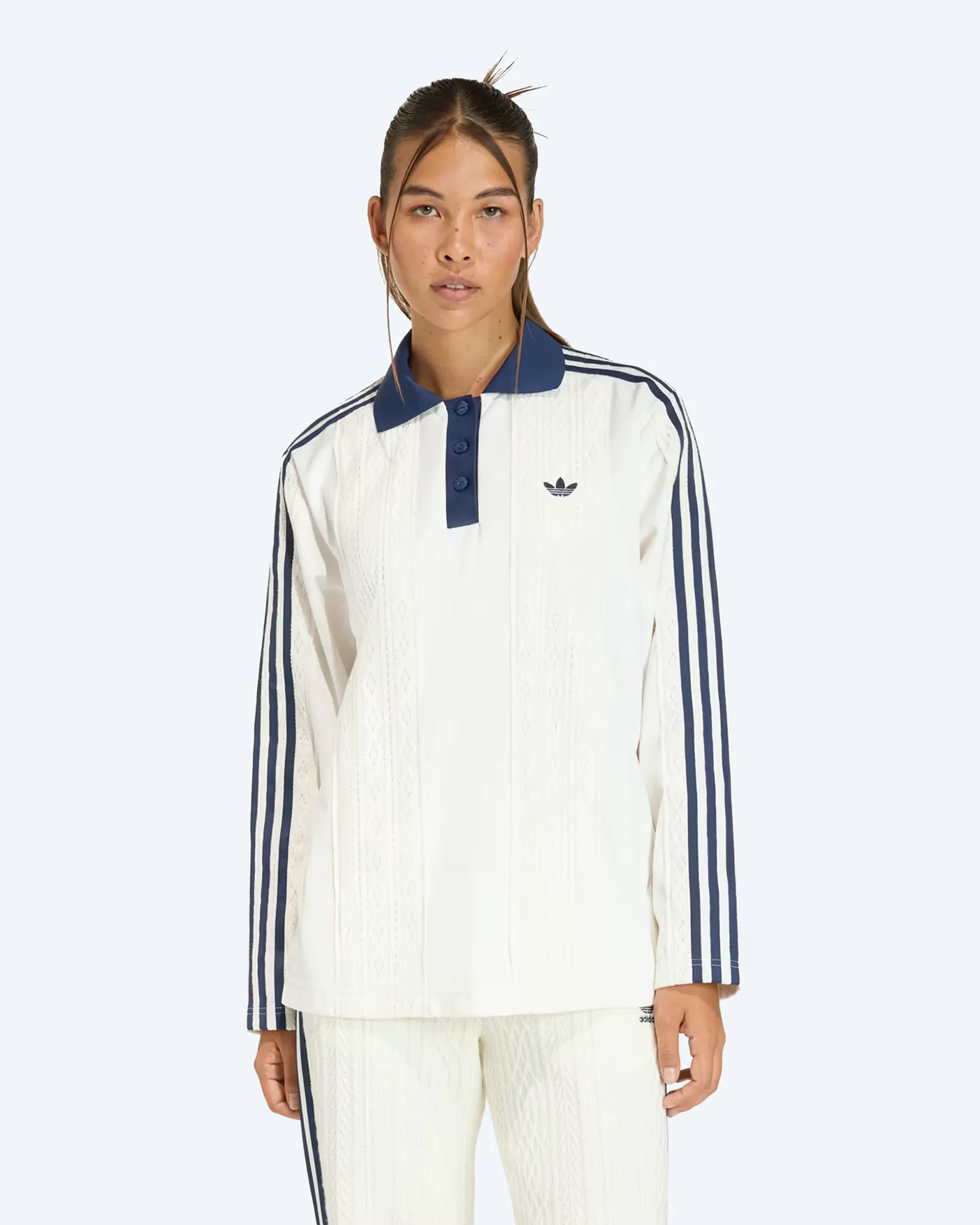 adidas Winterised Longsleeve Jersey Offwhite